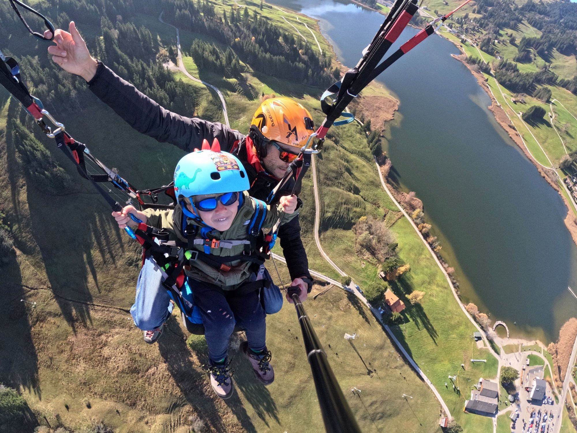 Tandemflug Schwarzsee