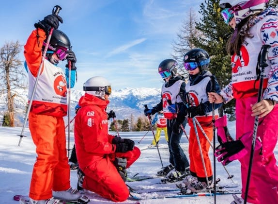 Szkoła narciarska dla dzieci w wieku 5-12 lat w Veysonnaz wraz z dniem wycieczkowym