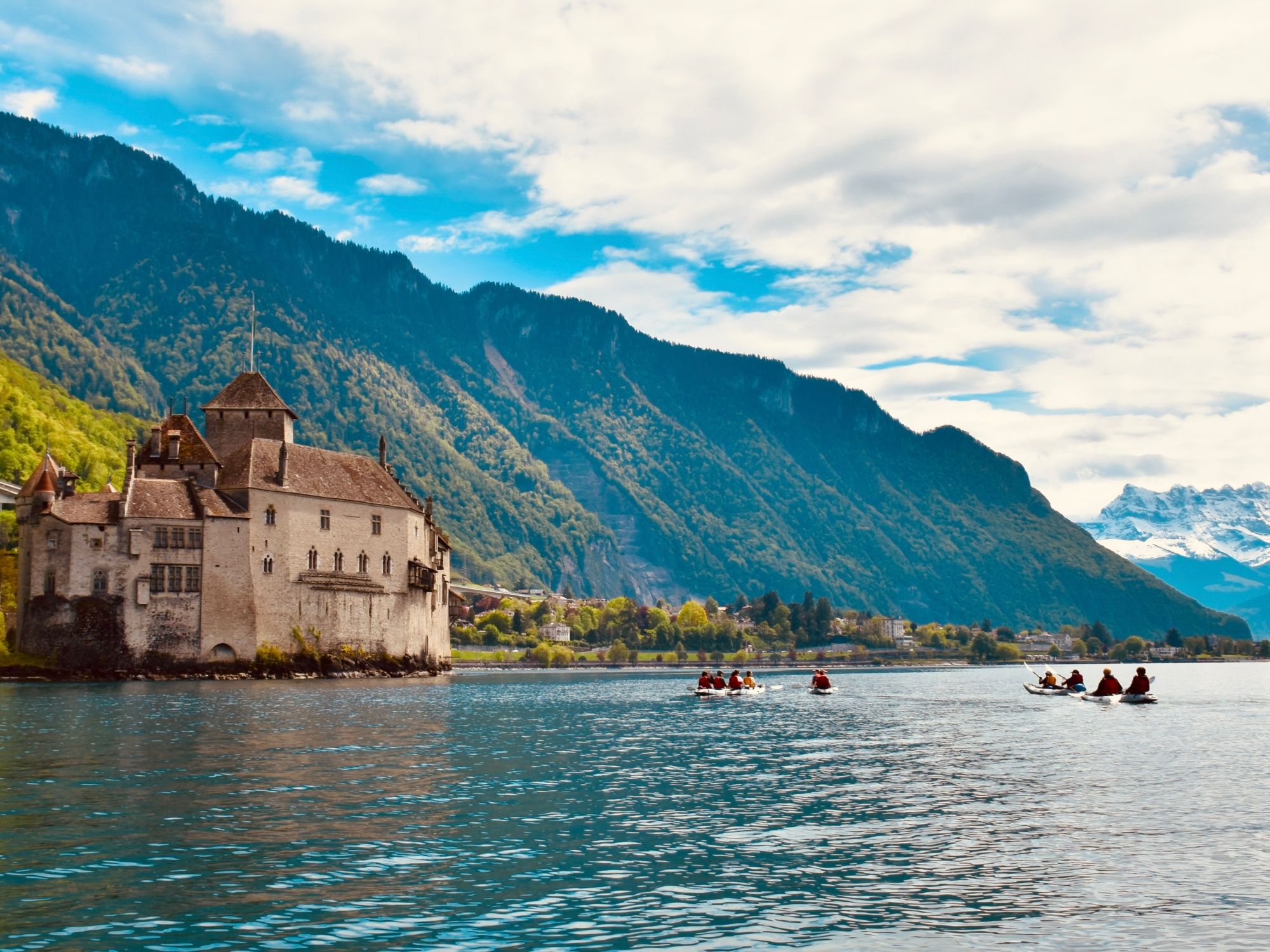 Mengikuti Kayak JOHN Château Chillon ©ClaudiaTurFauquex -