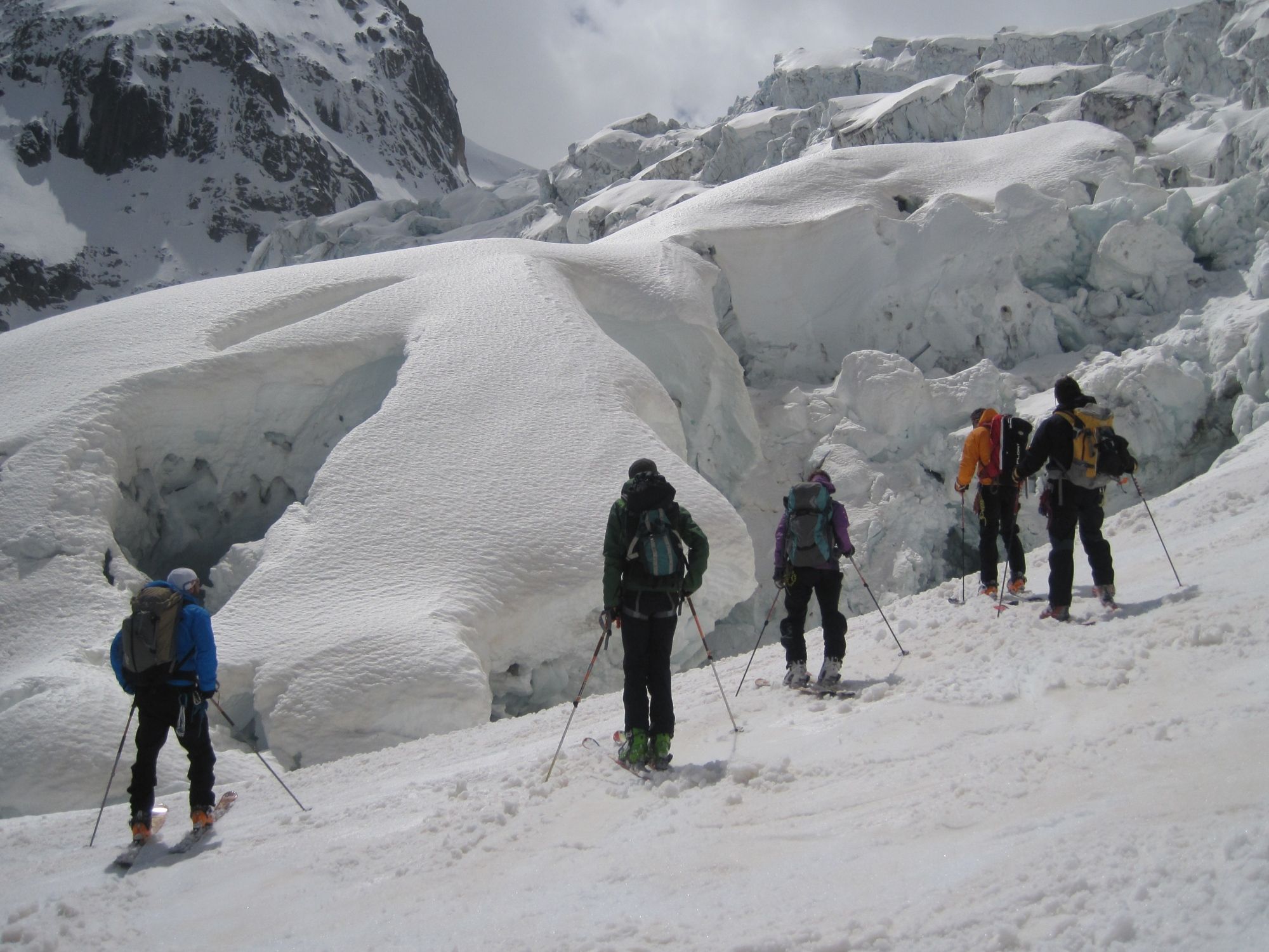 Valle Blanche Skifahren