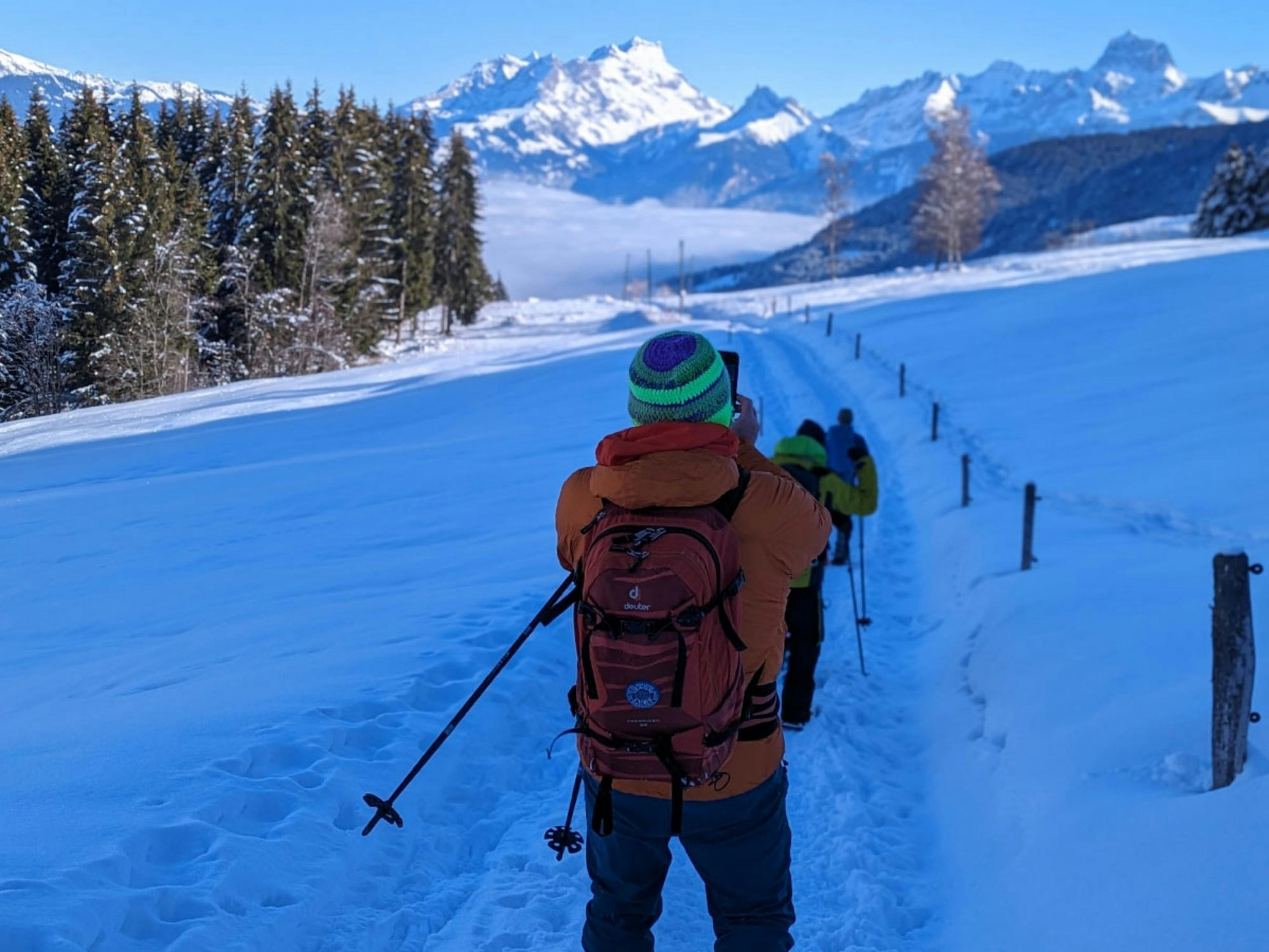Schneeschuh Tour privat Champéry