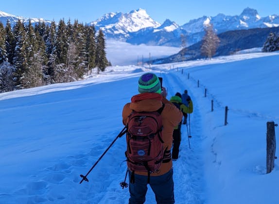 Schneeschuh Tour privat Champéry