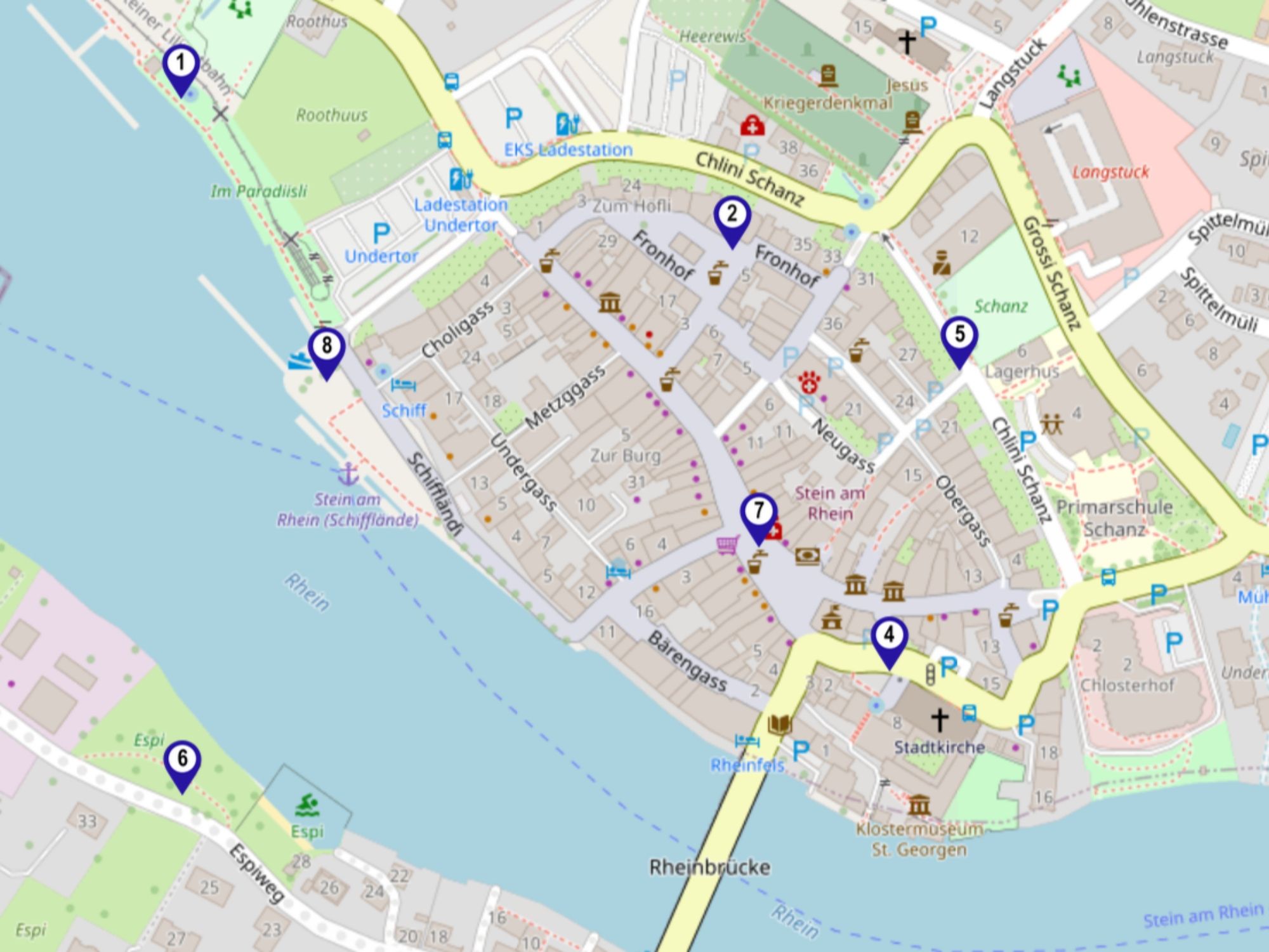 kaart-stein-am-rhein