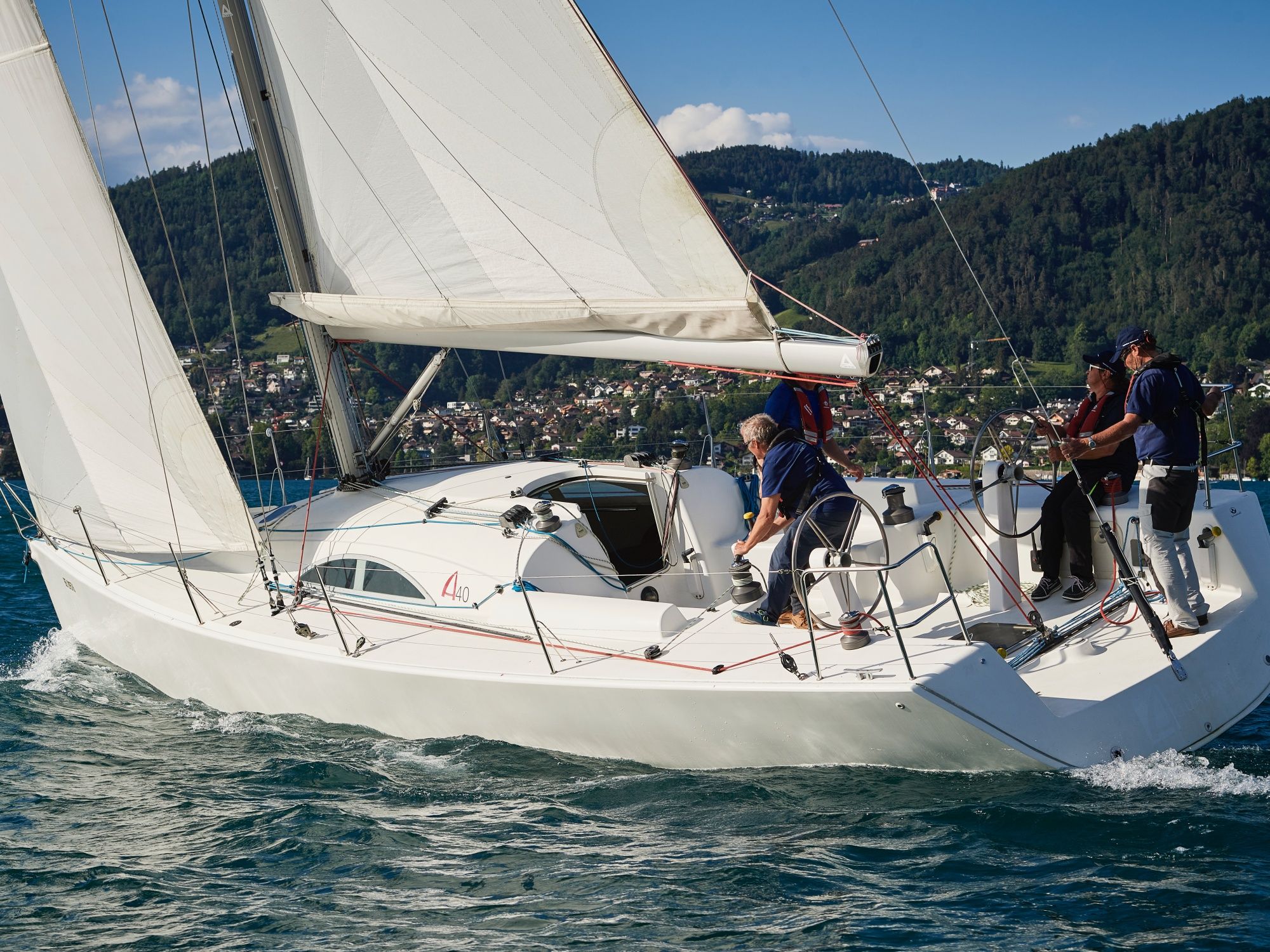 Lernen auf dem Segelboot