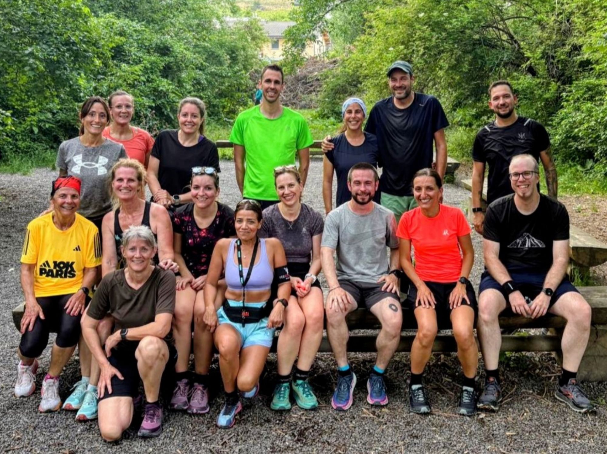 ローザンヌでのグループインターバルランニングトレーニング