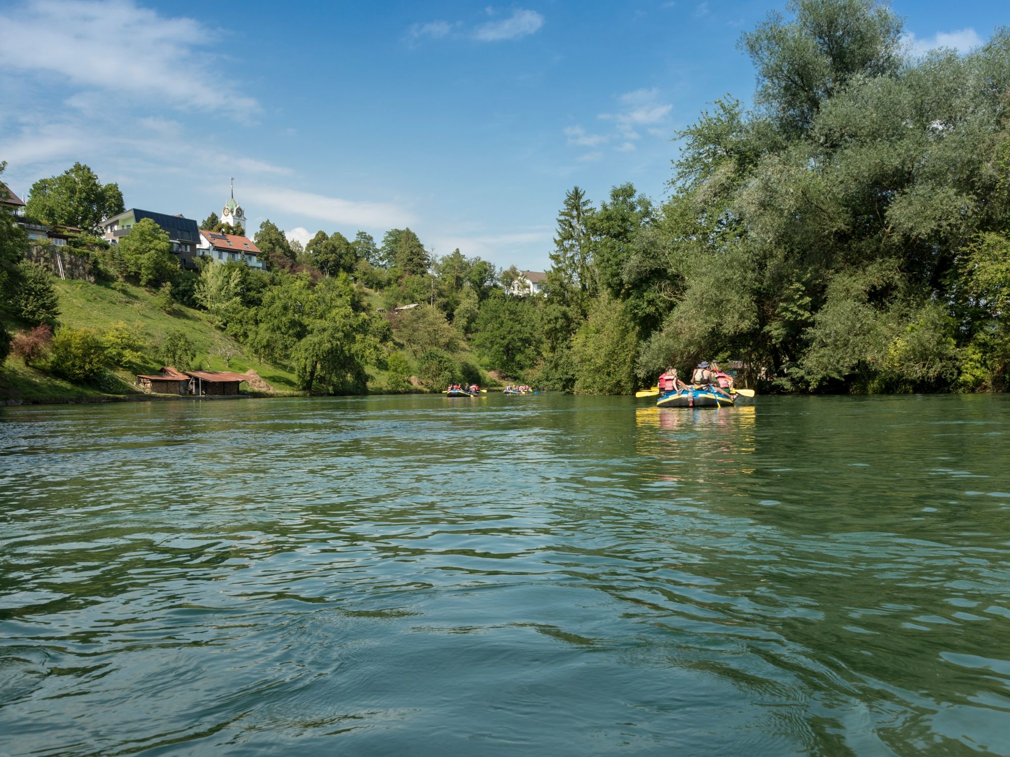 เรือลากไฟลุยแม่น้ำ Reuss สวิตเซอร์ไรส์ River Adventures (23)
