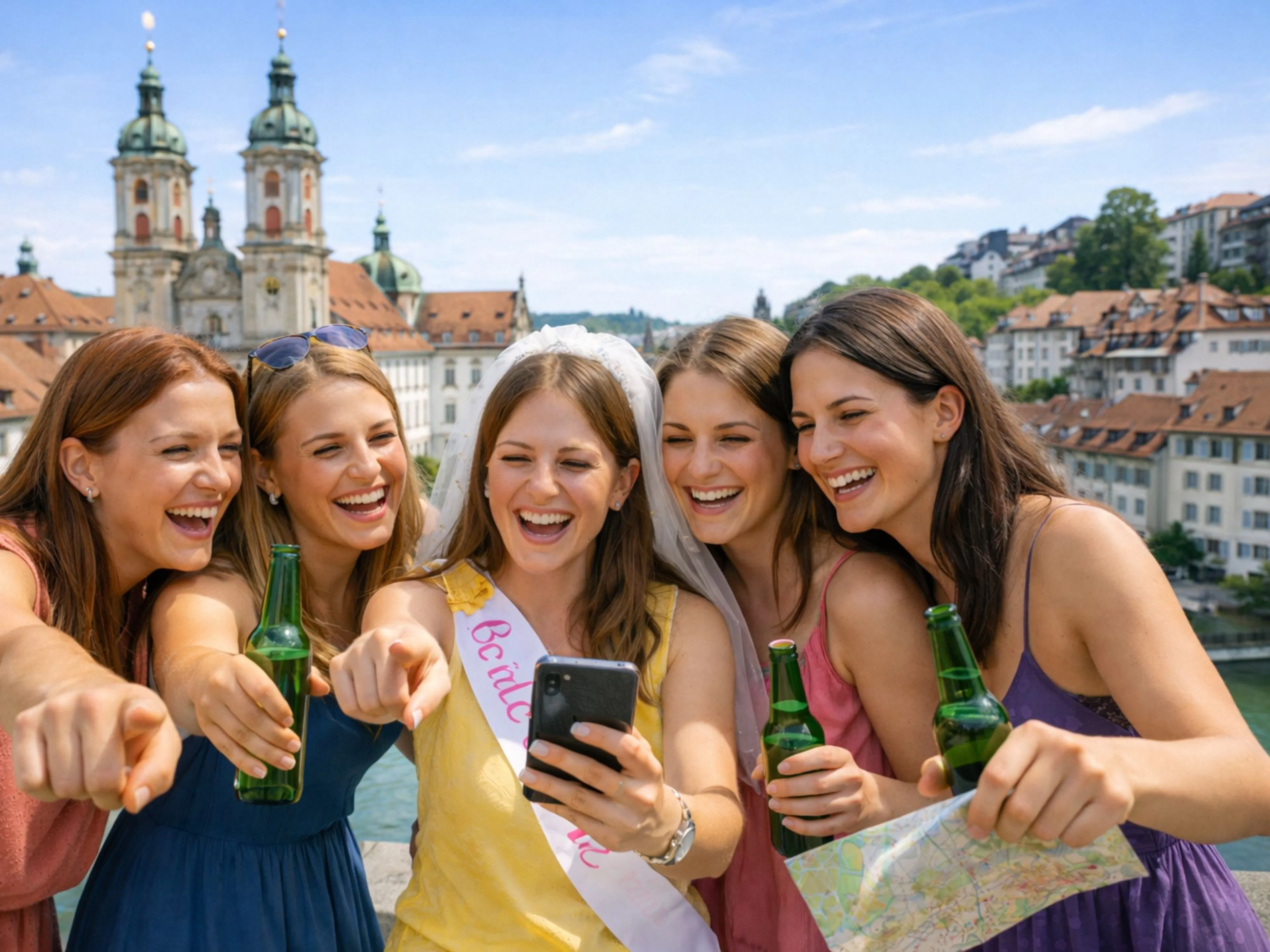 Desafío de despedida de soltera "Resaca - Edición chicas" en St. Gallen