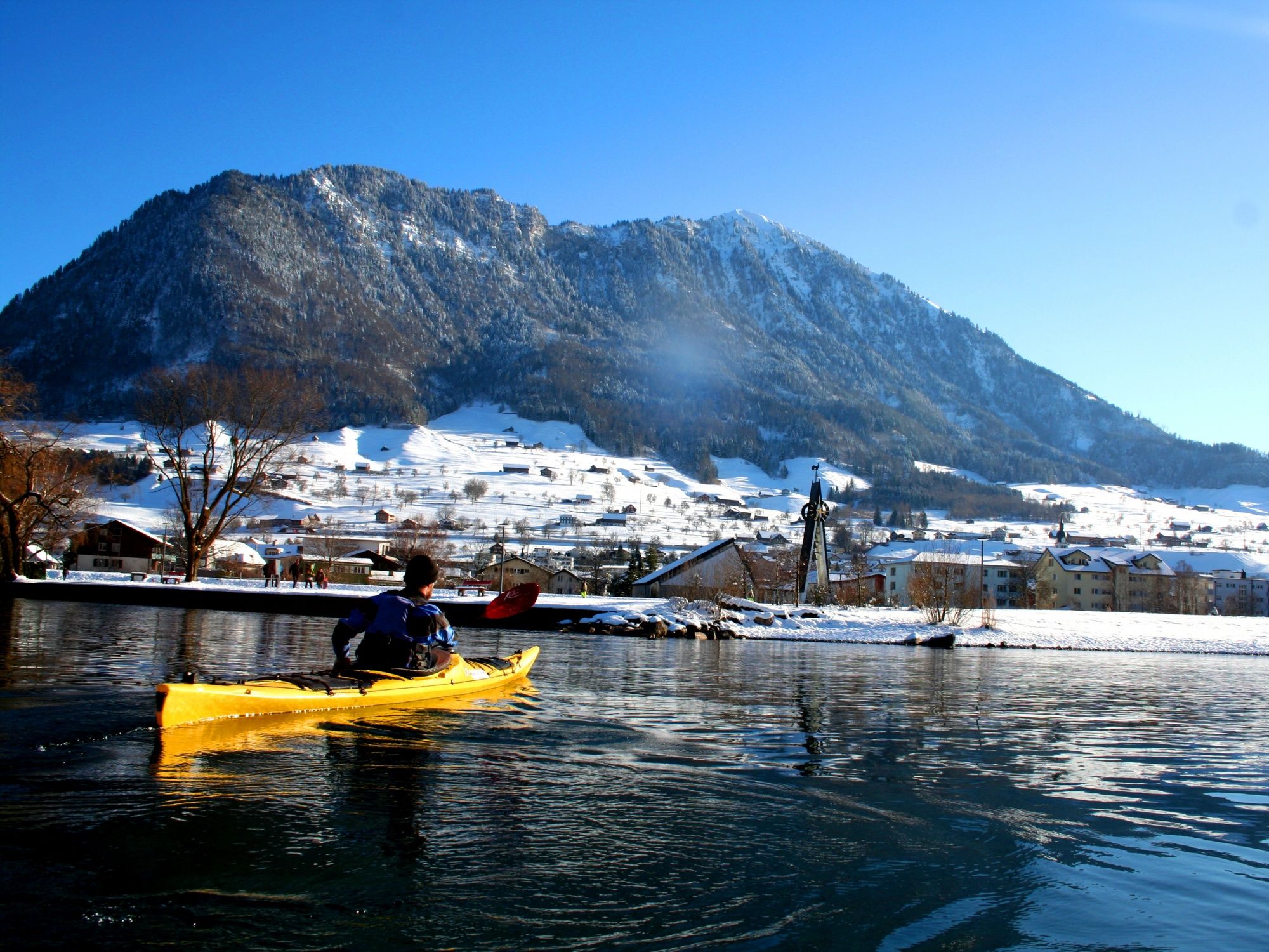Kajak auf dem Vierwaldstättersee