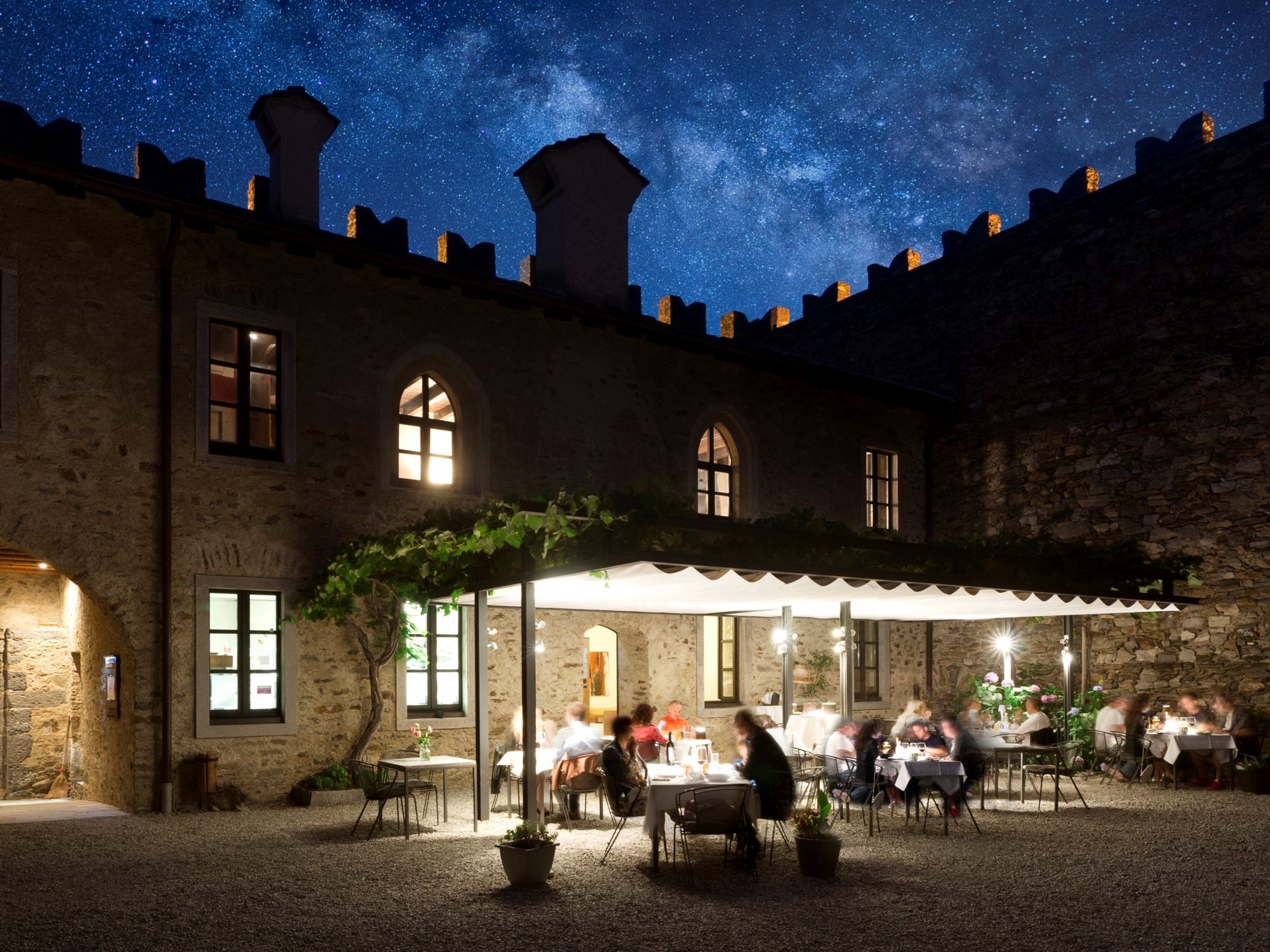 Castello di Sasso Corbaro Corte interna - ©  Fortezza Bellinzona