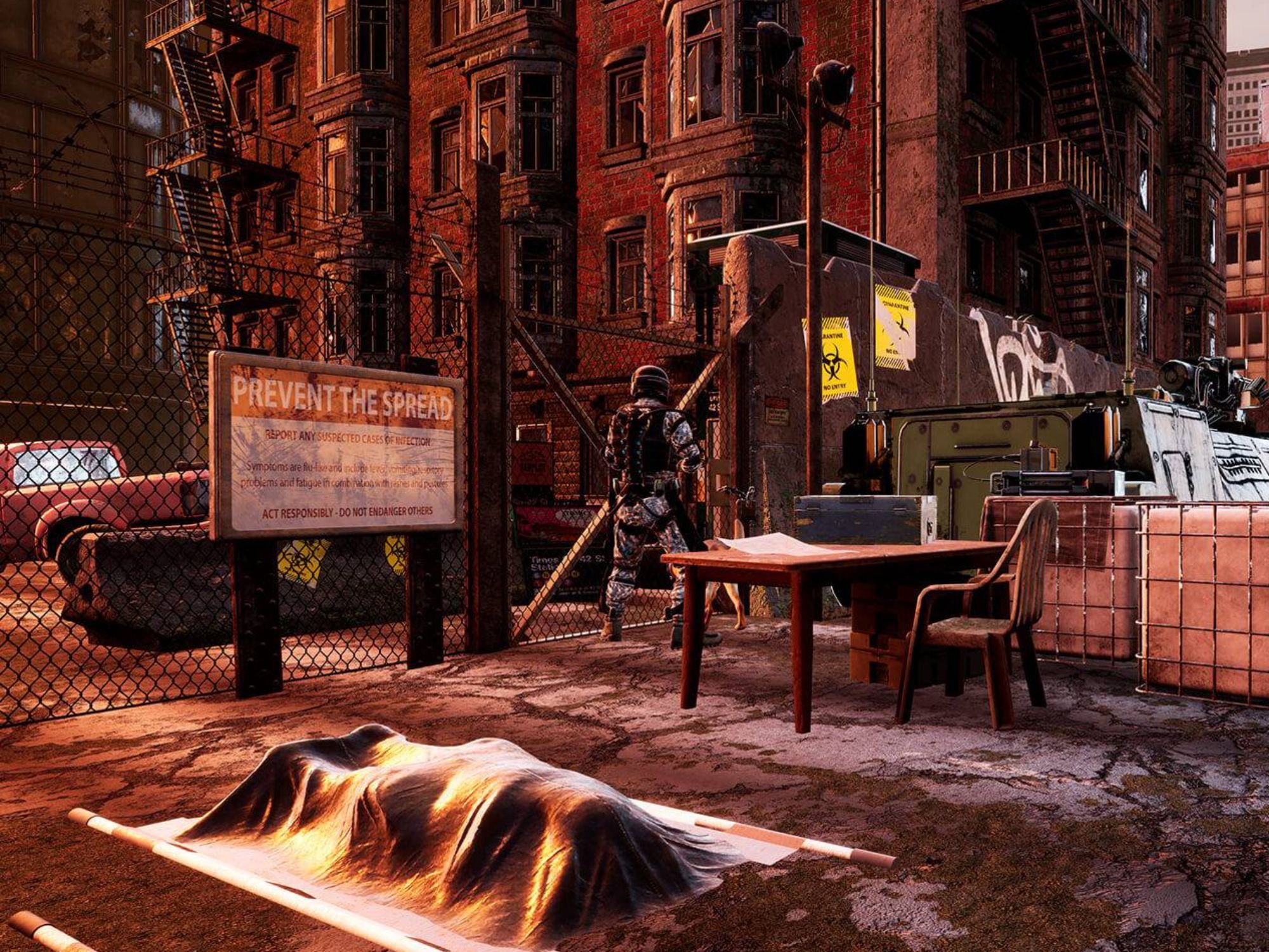 Szene in Rotten Apple