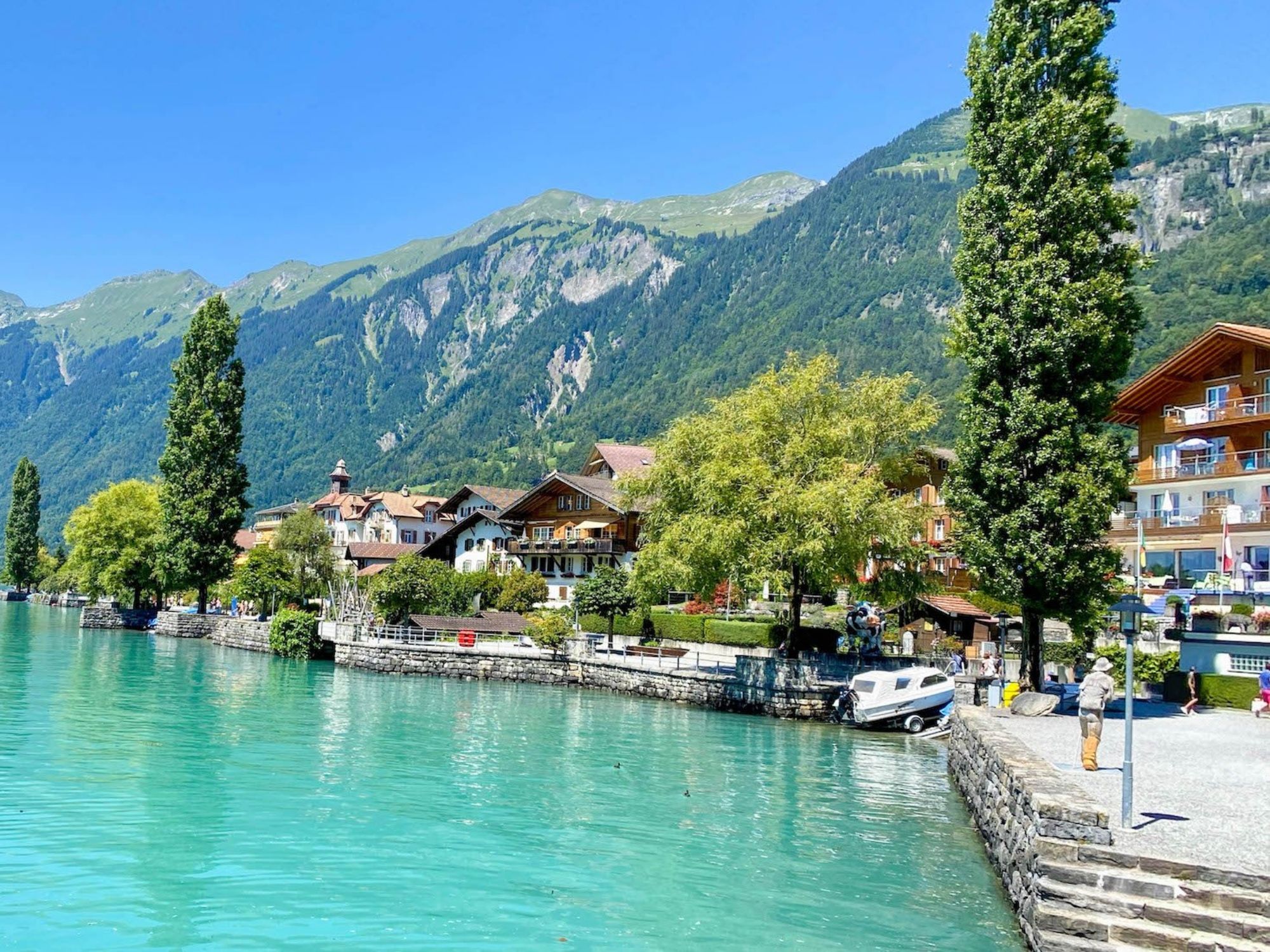 ブリエンツ湖の景色