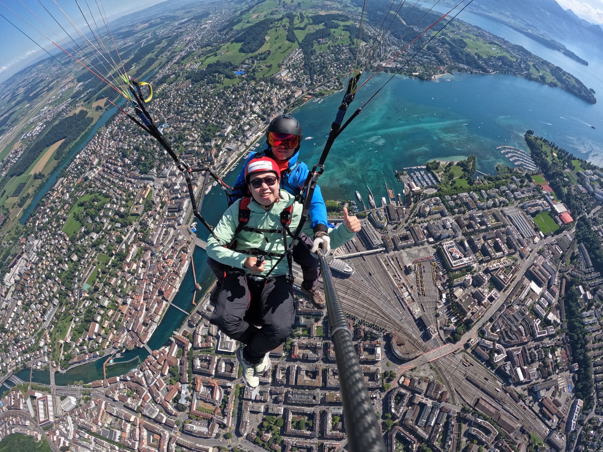 Tandem Gleitschirmflug