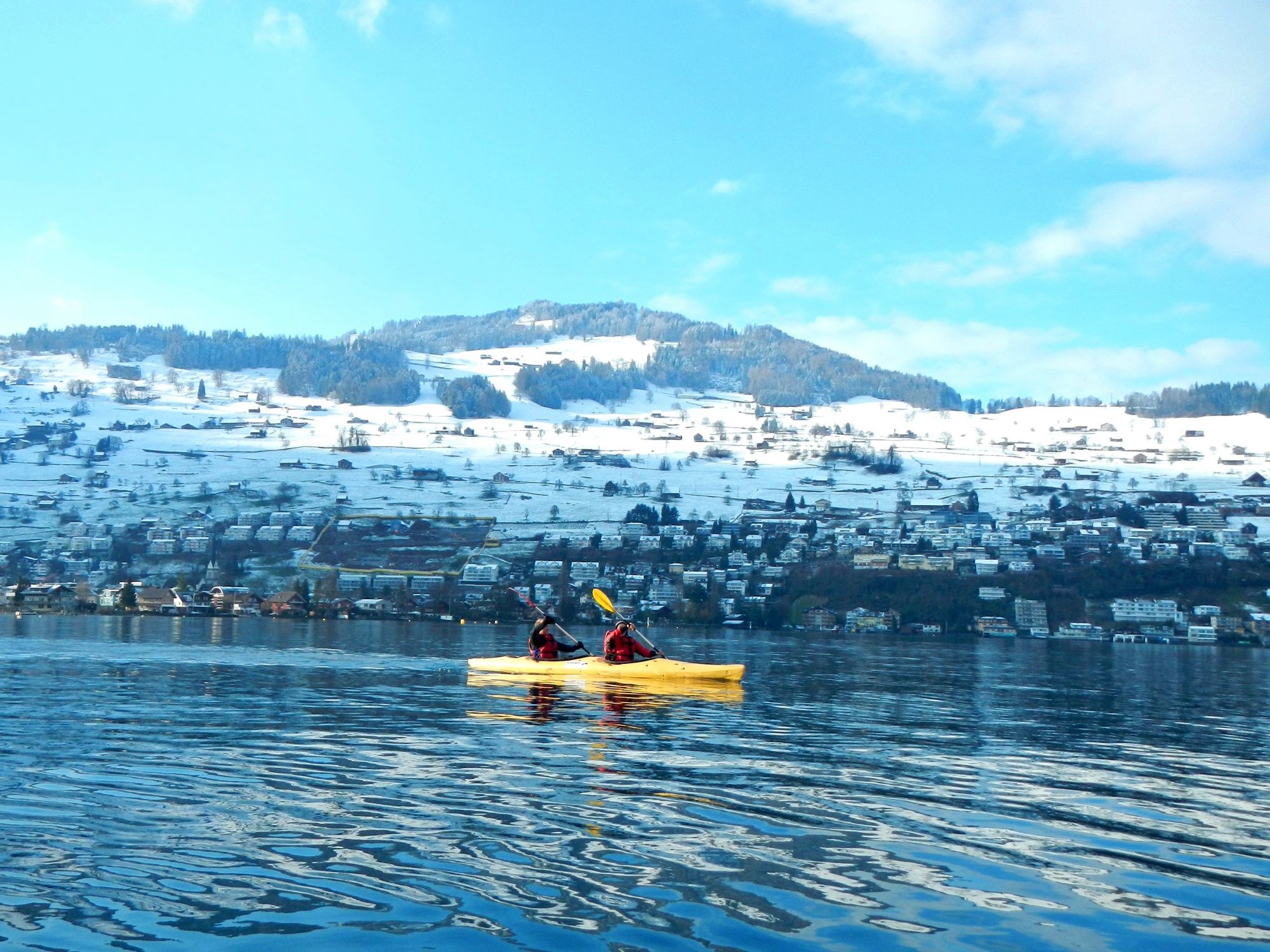 Kajak auf dem Vierwaldstättersee