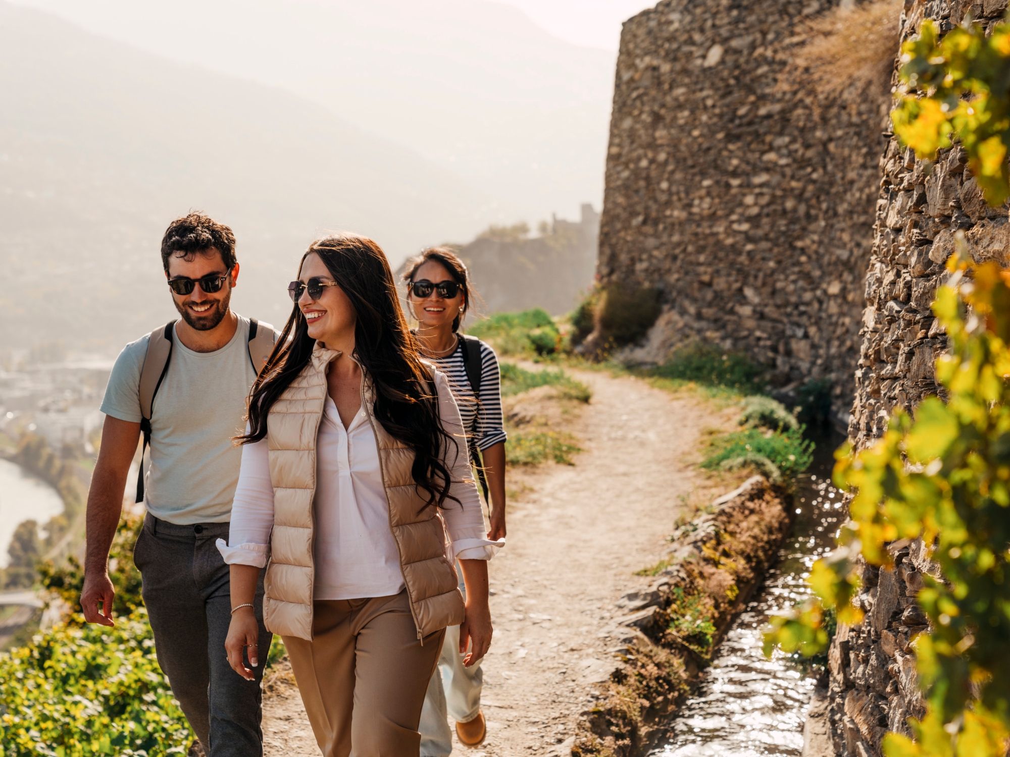 Selvstyret gourmetvandring i vinmarken ved Sion