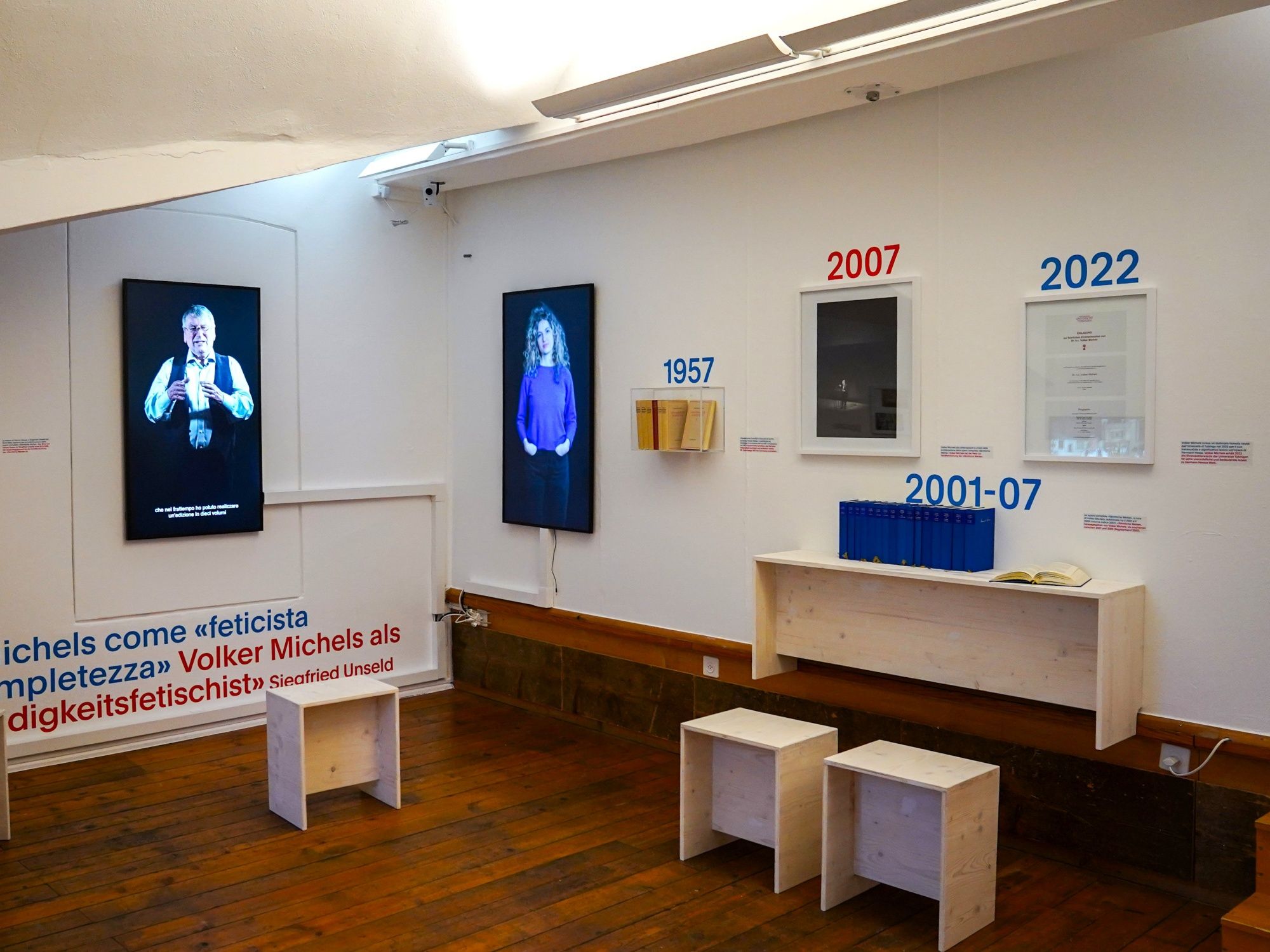 Musée Hermann Hesse, exposition Là où il y a Hermann Hesse, il y a Volker Michels 4 © Musée Hermann Hesse Montagnola