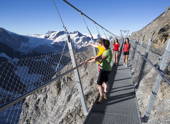 Titlis Cliff Walk im Sommer