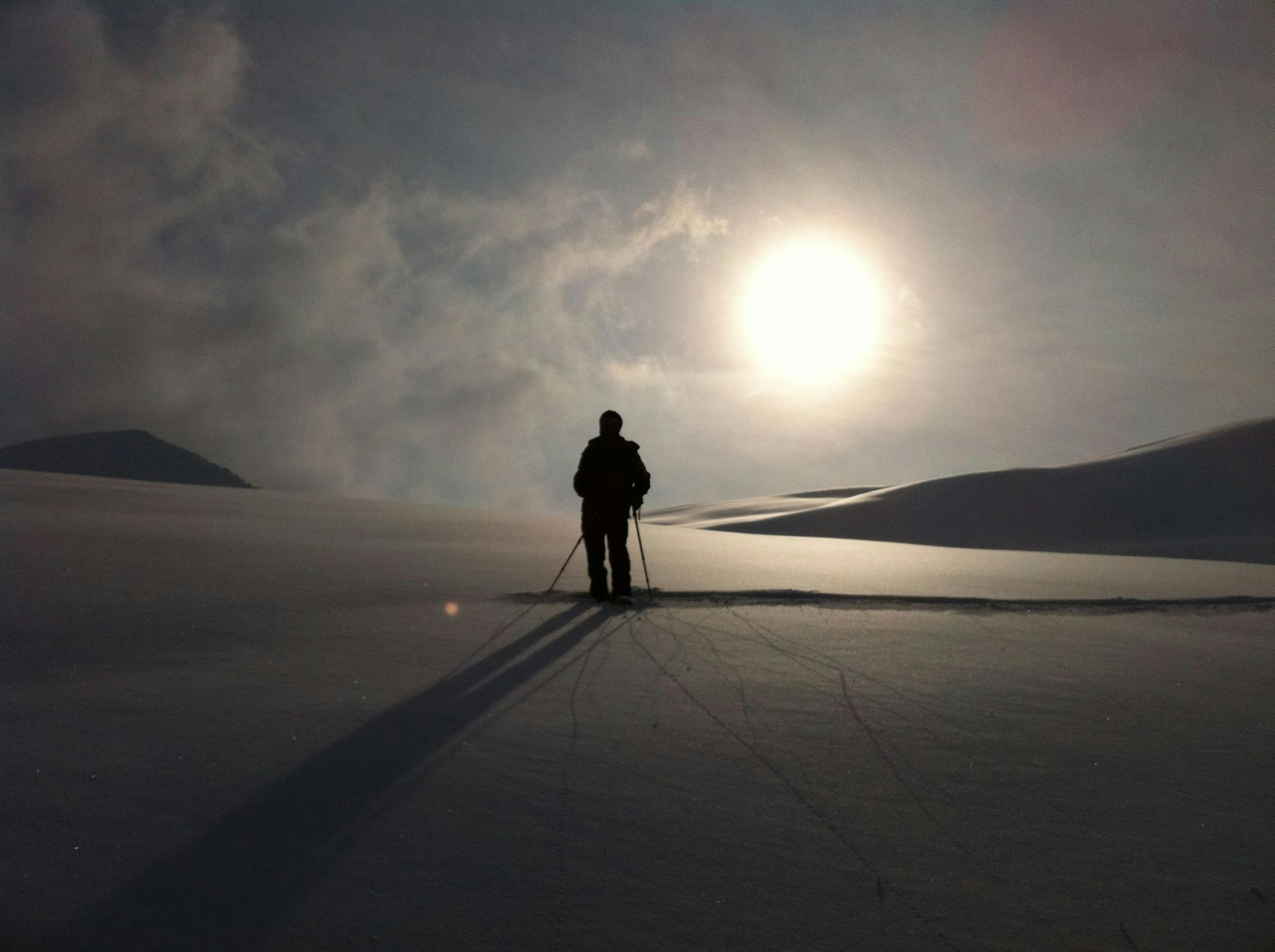 Lawatan Mendaki Salji Bulan Penuh dan Cahaya Bulan dengan Sesi Fondue