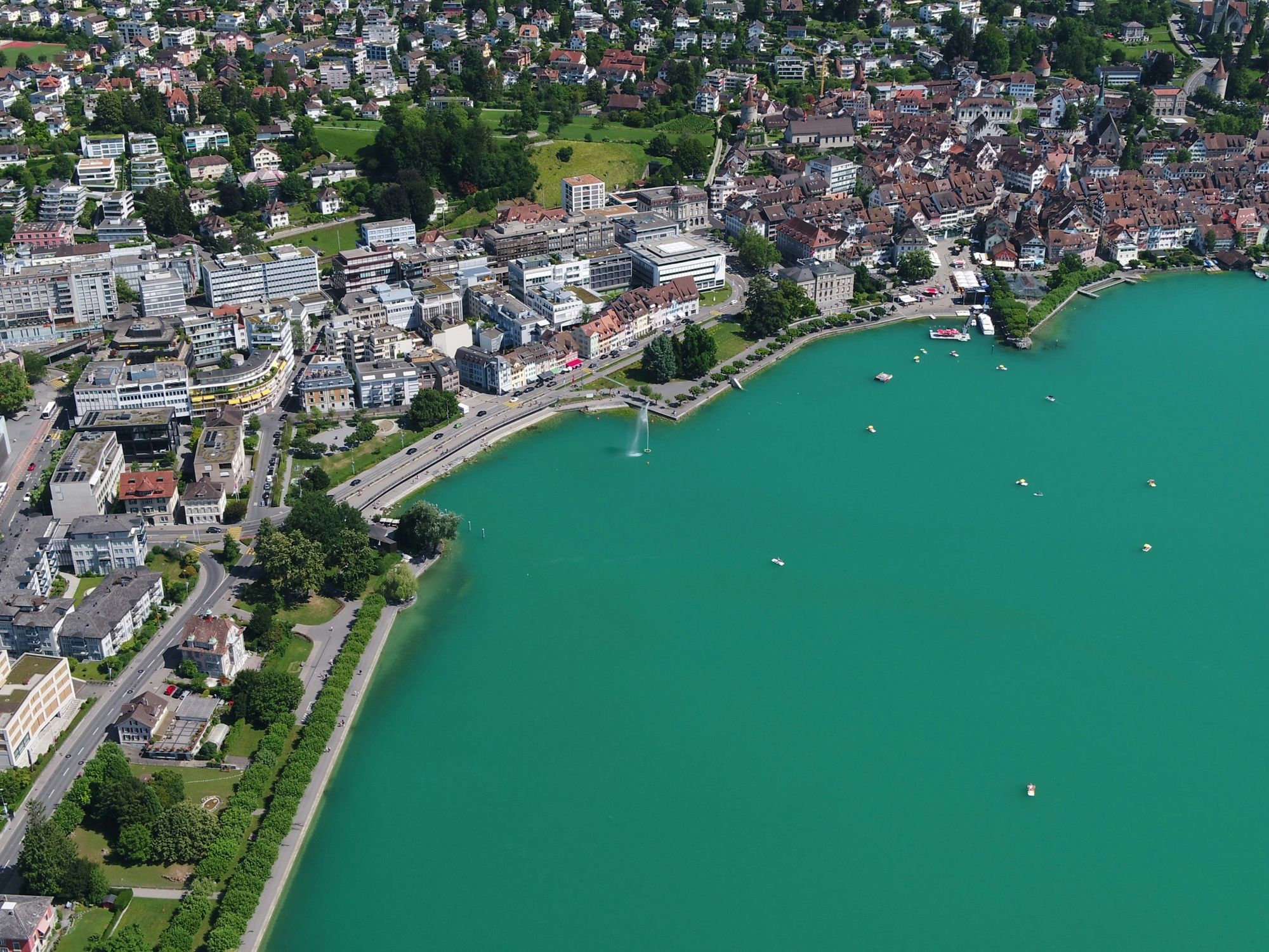 ज़ग शहर का हवाई दृश्य-unsplash