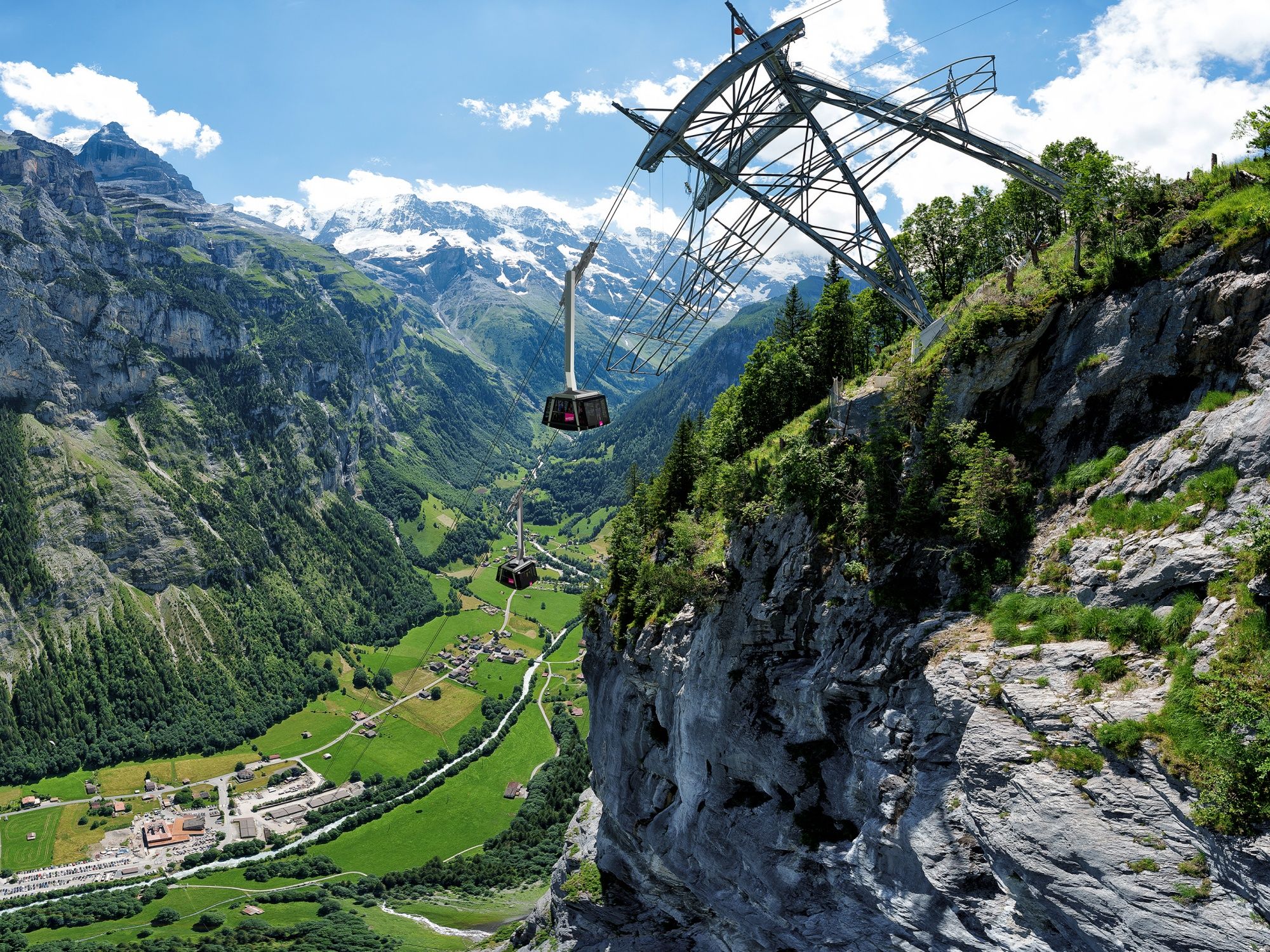 Billet fra Stechelberg til Mürren
