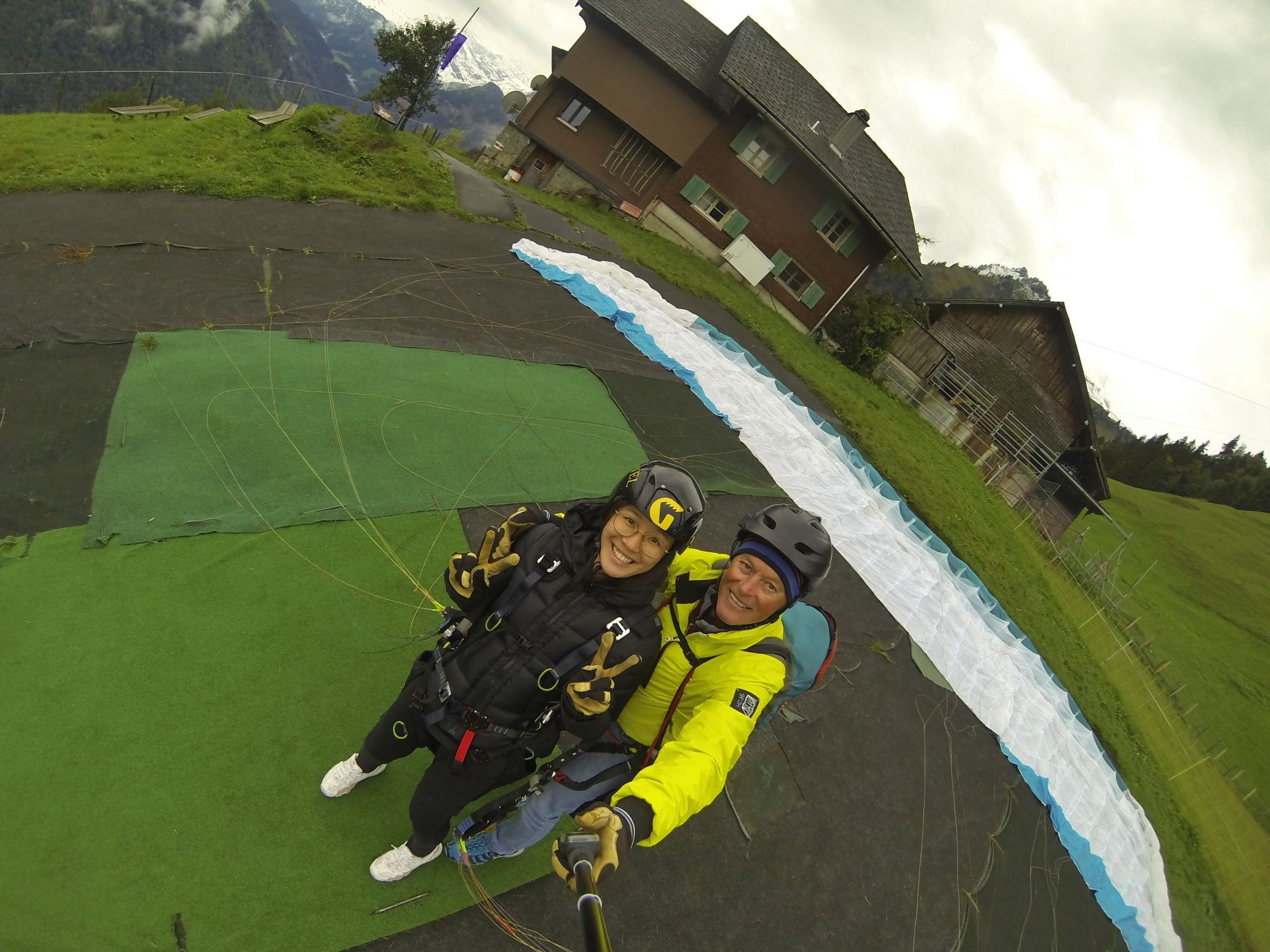 Paragliding from Bülach to Engelberg Valley