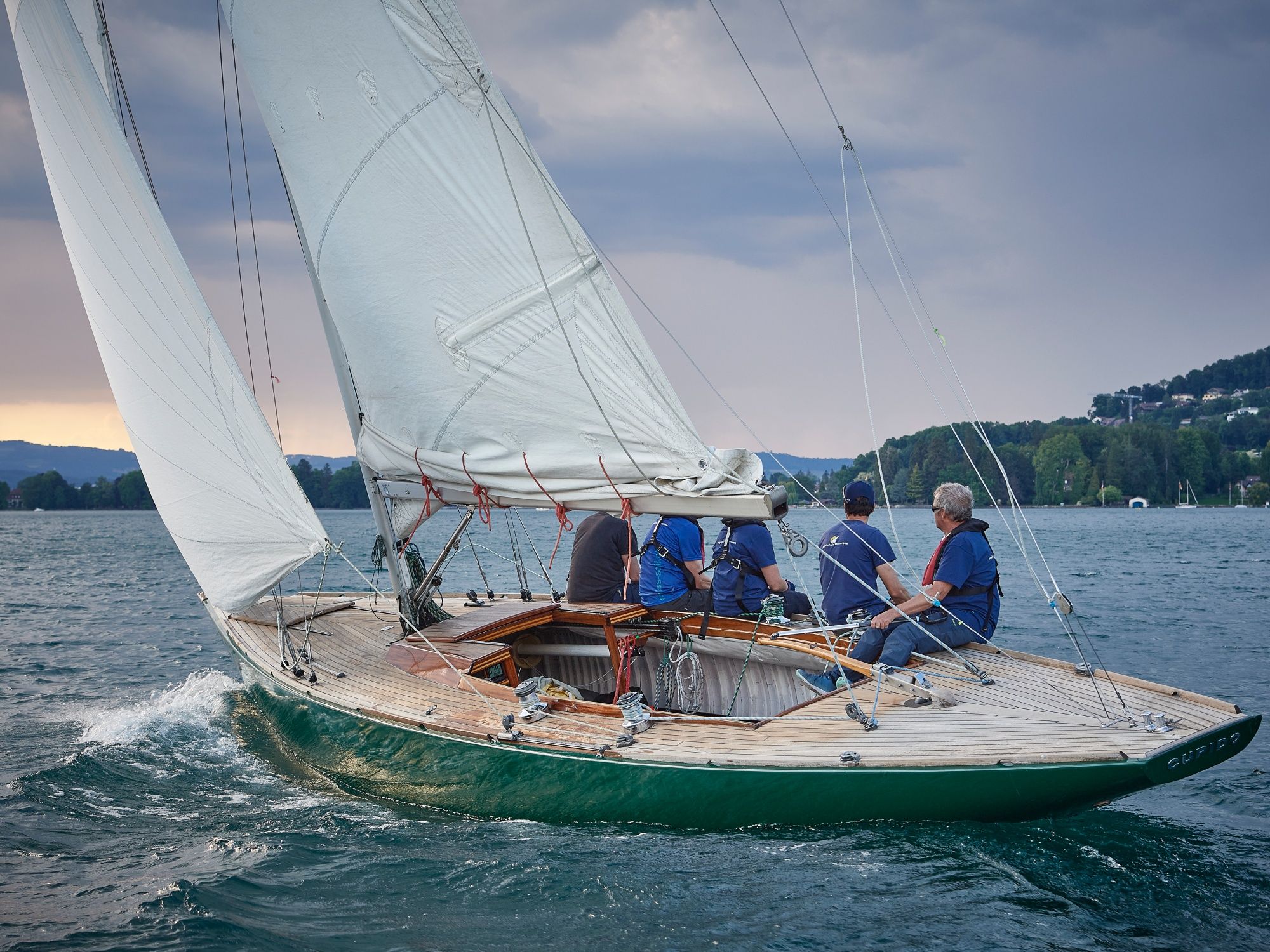 Lernen auf dem Segelboot