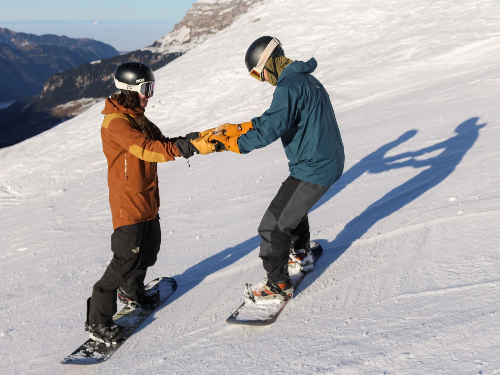 Private snowboard lessons for all ages in Engelberg