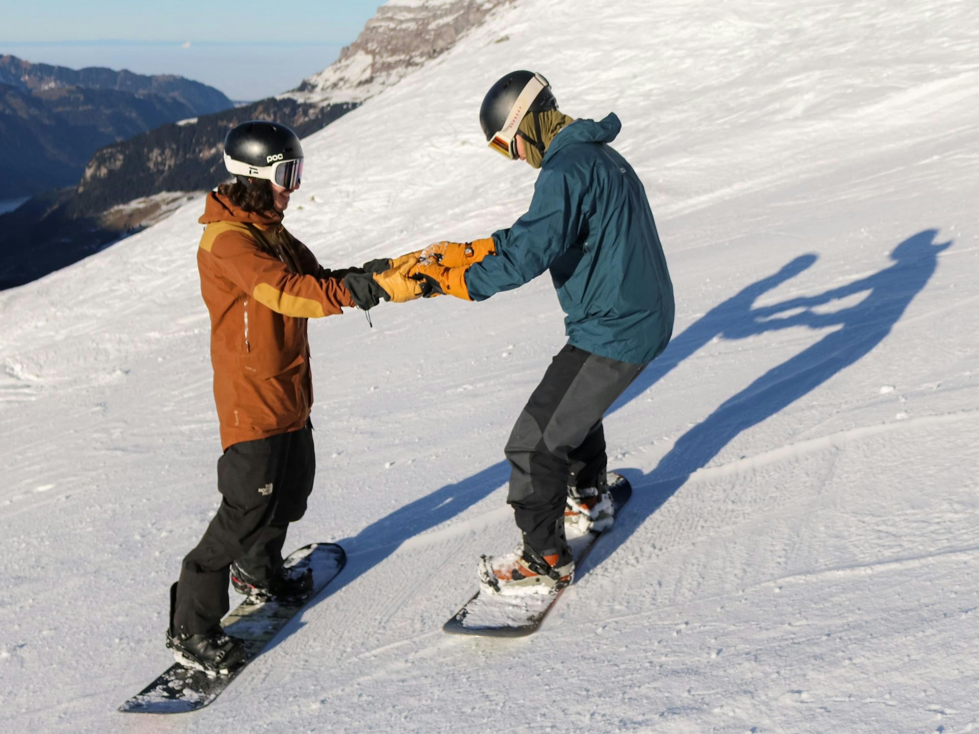 Private snowboard lessons for all ages in Engelberg