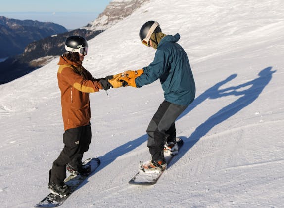 Private snowboard lessons for all ages in Engelberg