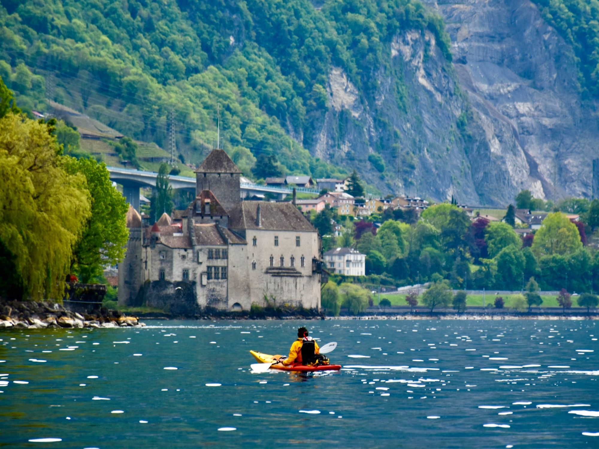 Kanoe Château de Chillon