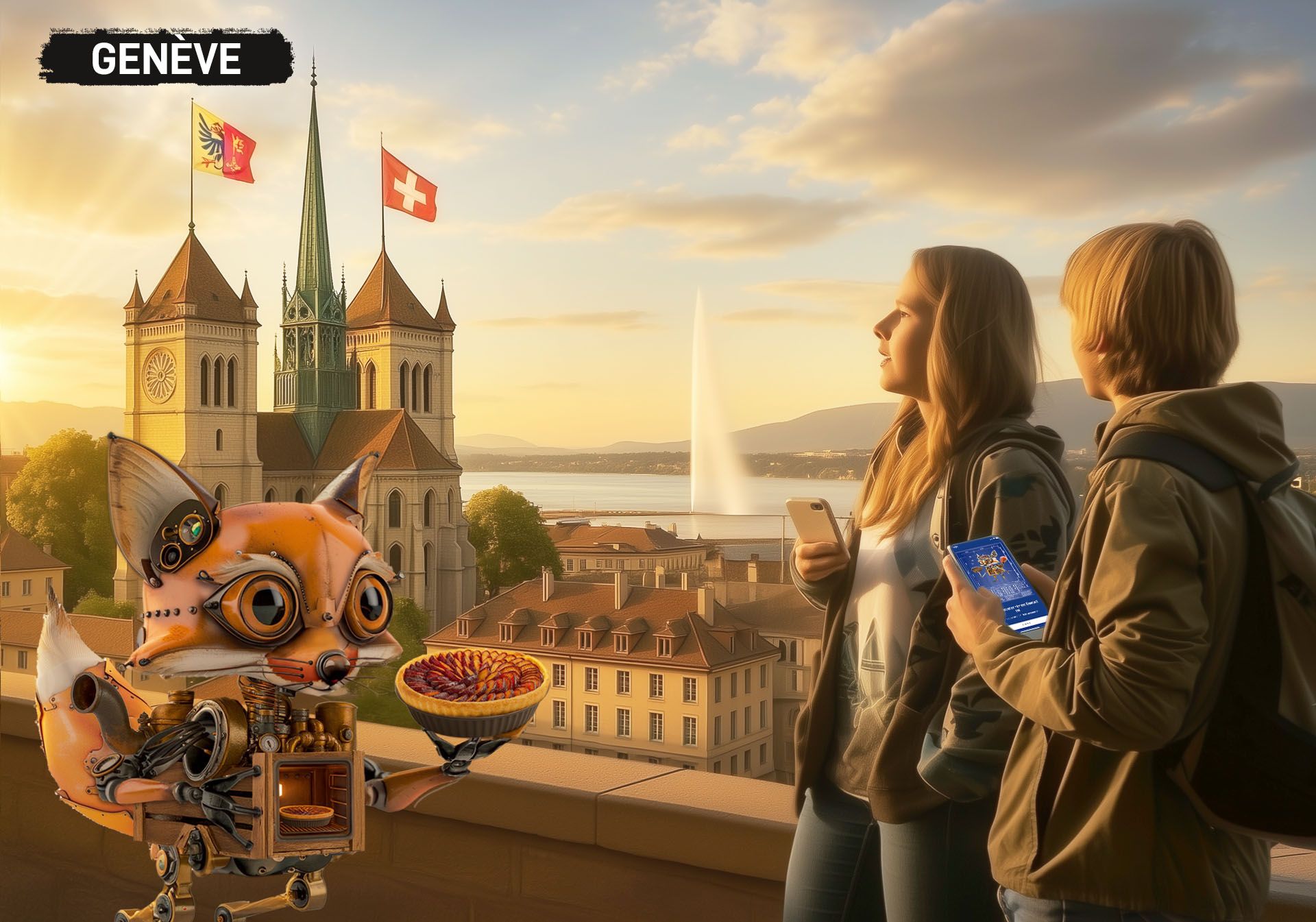 Foxtrail GO เจนีวา ล่าสมบัติแบบดิจิทัล