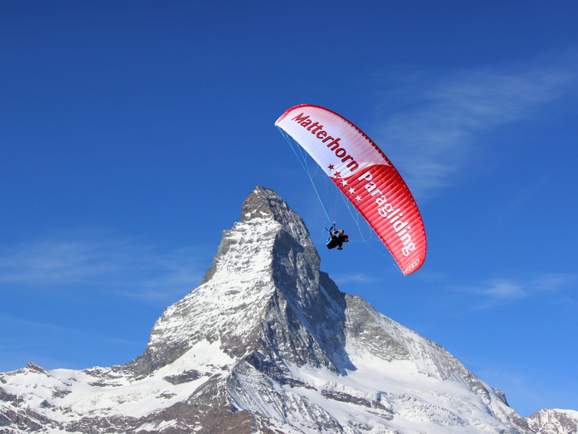 Paraglider am Matterhorn