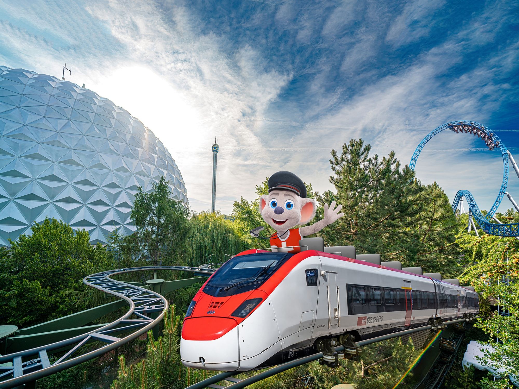 包含RailCoaster往返的欧洲公园门票