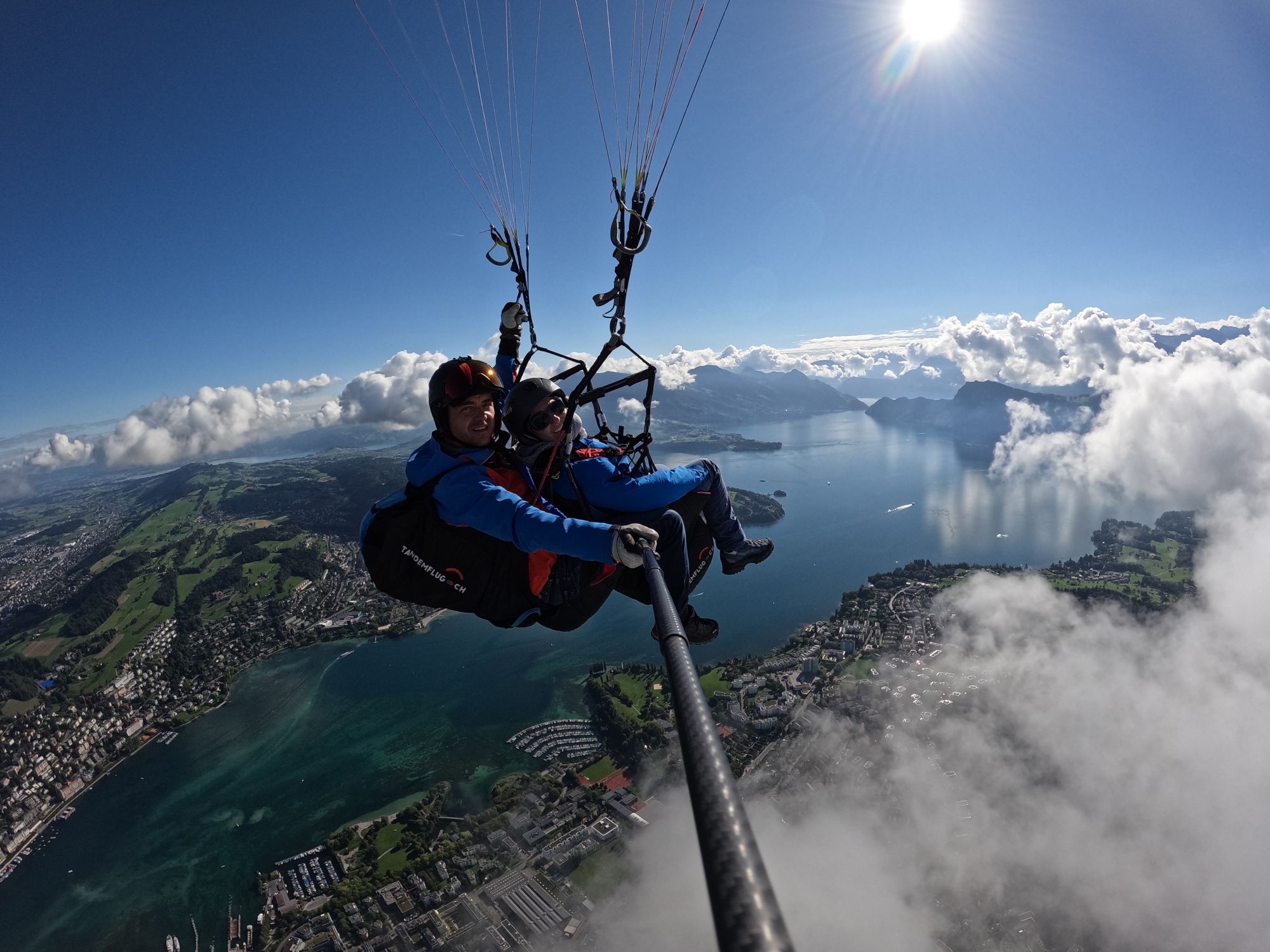 Tandem Gleitschirmflug