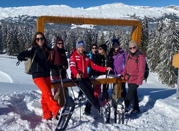 索伦贝格私家雪鞋徒步、奶酪火锅与雪橇体验