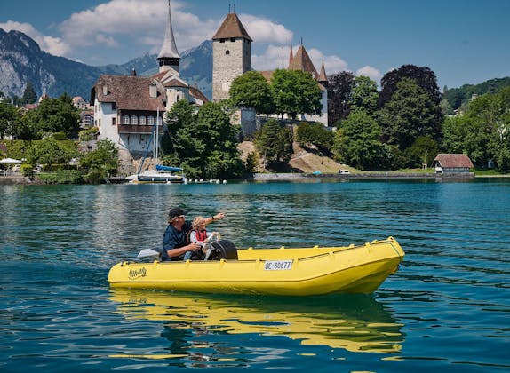 Elektroboot auf dem Thunersee