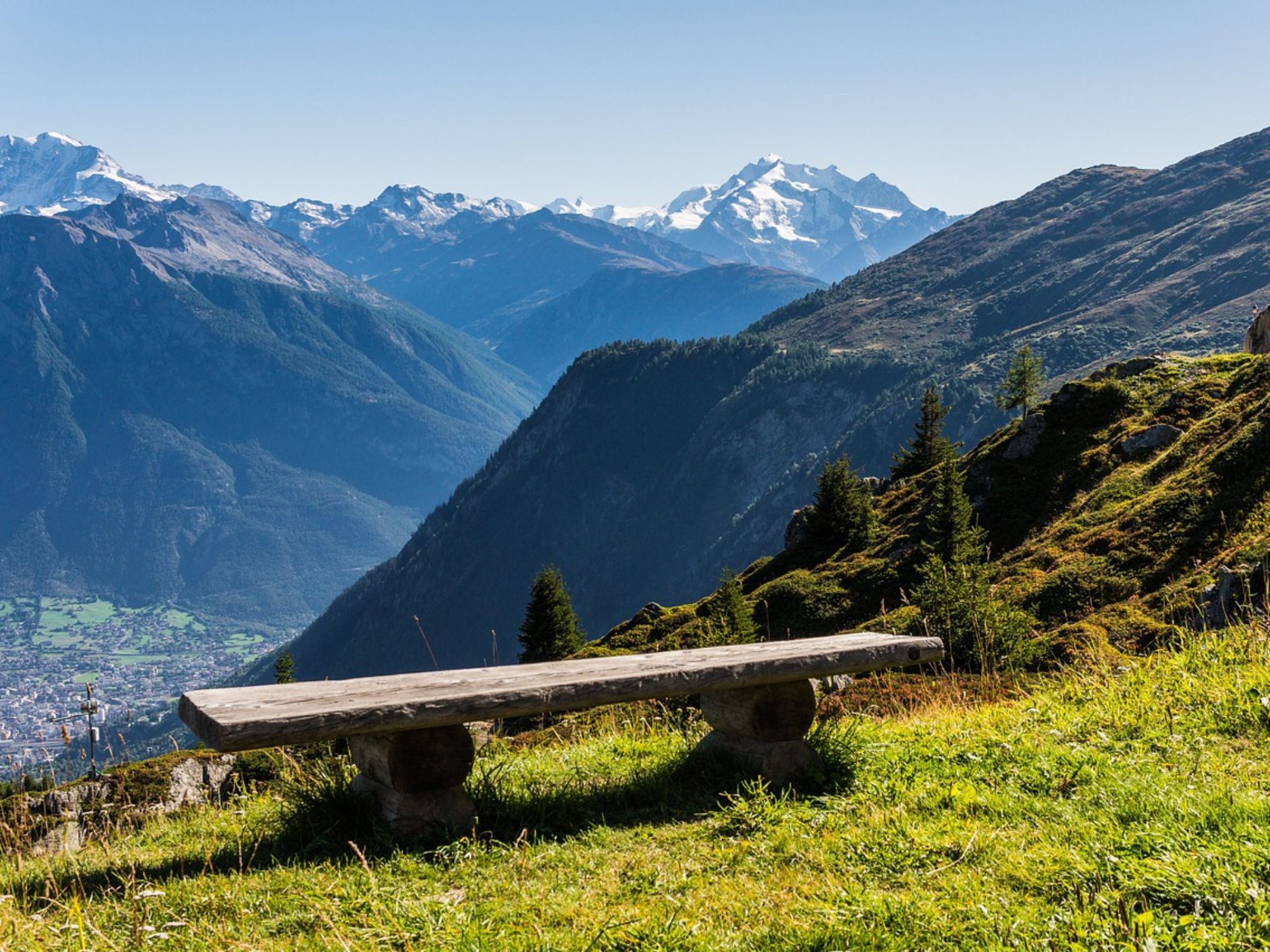 Aussichtspunkt mit Bank