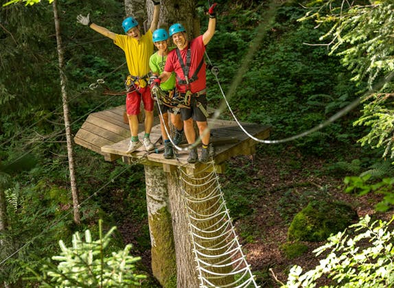 Вход в верёвочный парк DiscOWer Melchsee‑Frutt