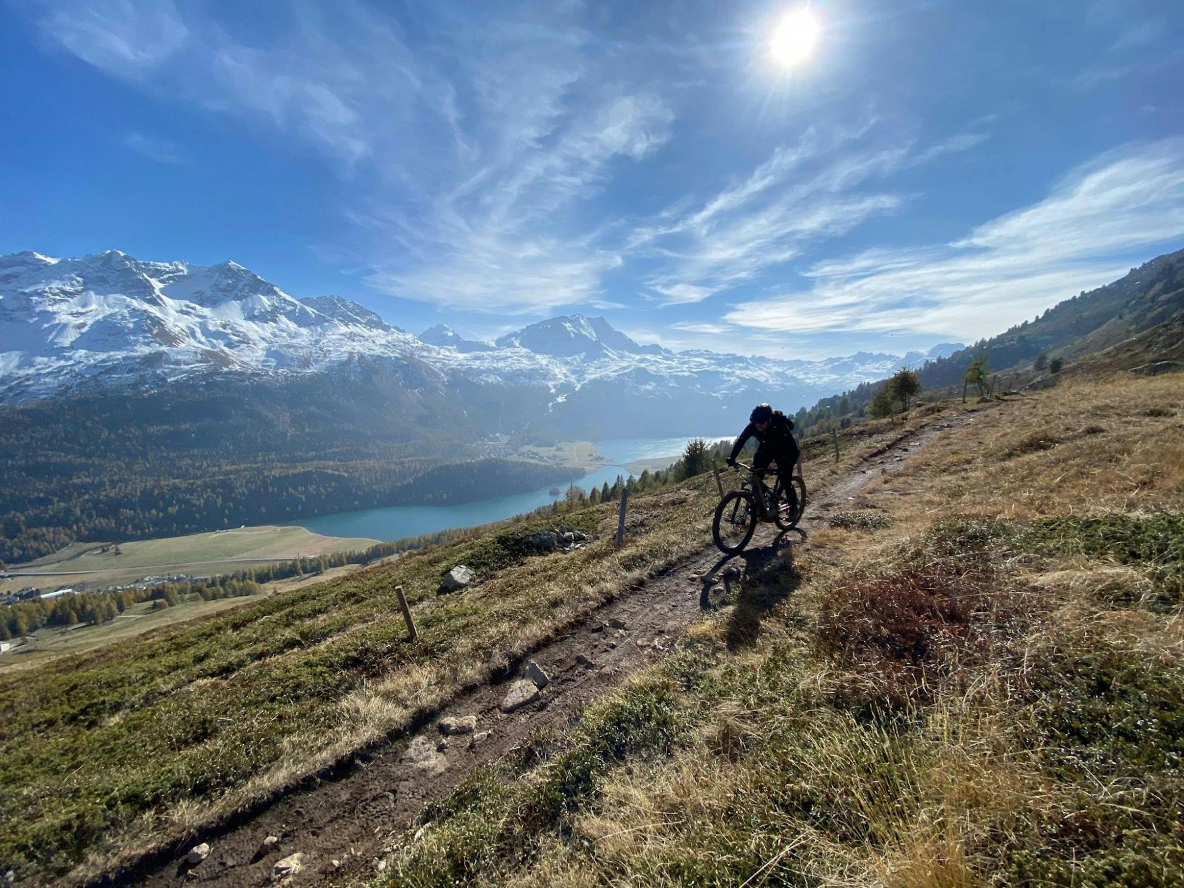 Individuelle Tagestour mit dem Bike ab St. Moritz
