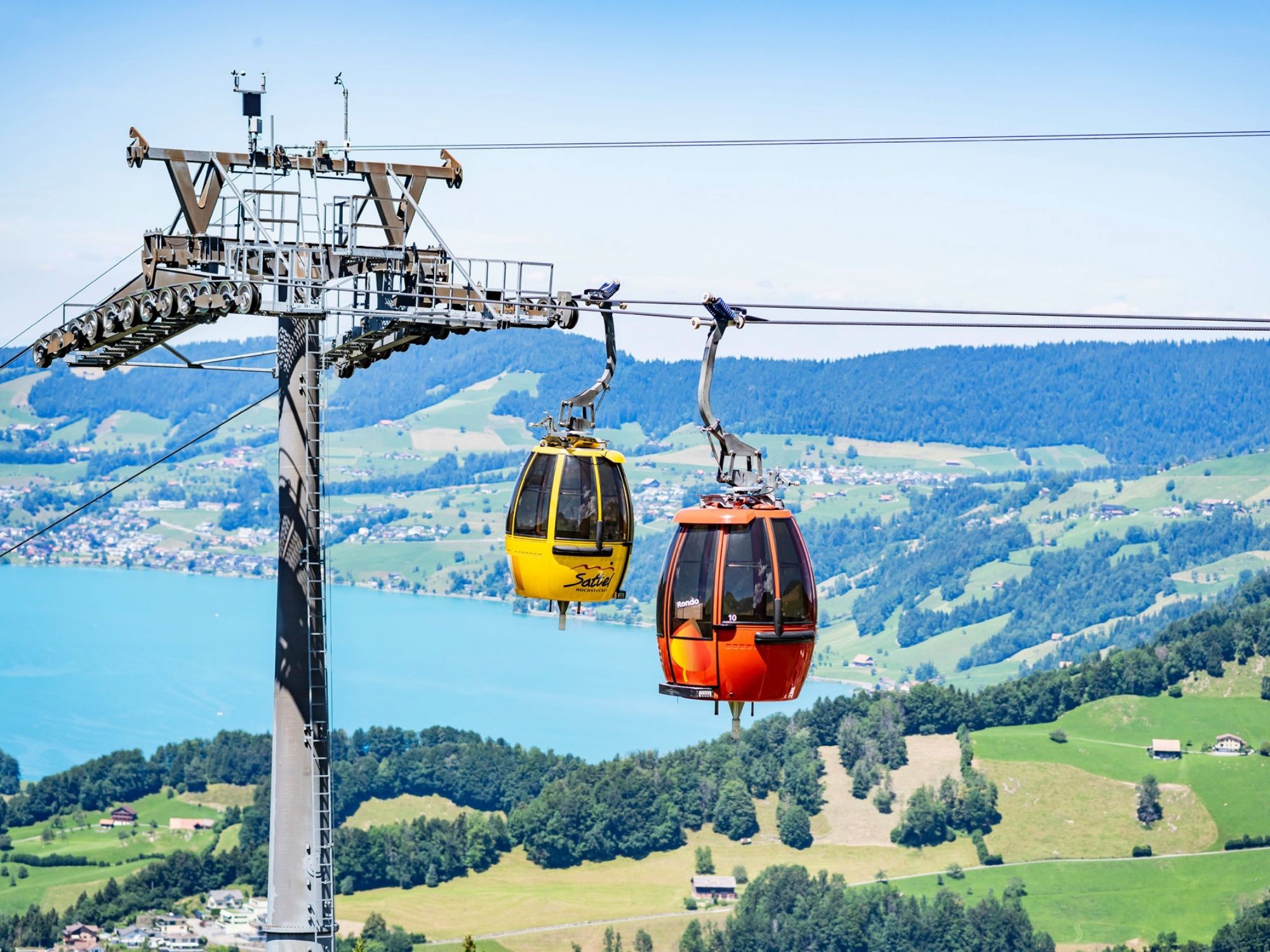 selbst drehende Gondelbahn