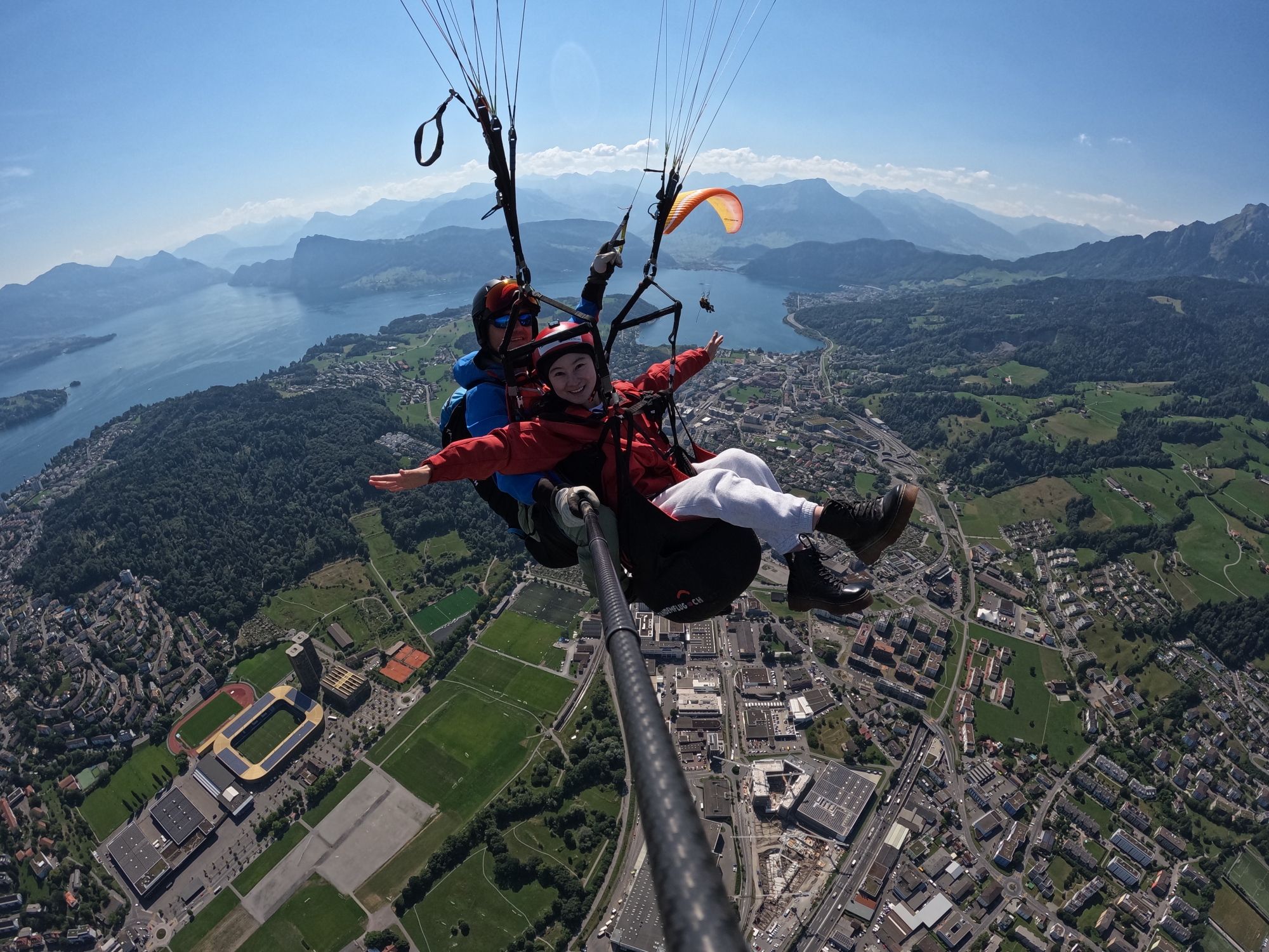 Tandem Gleitschirmflug