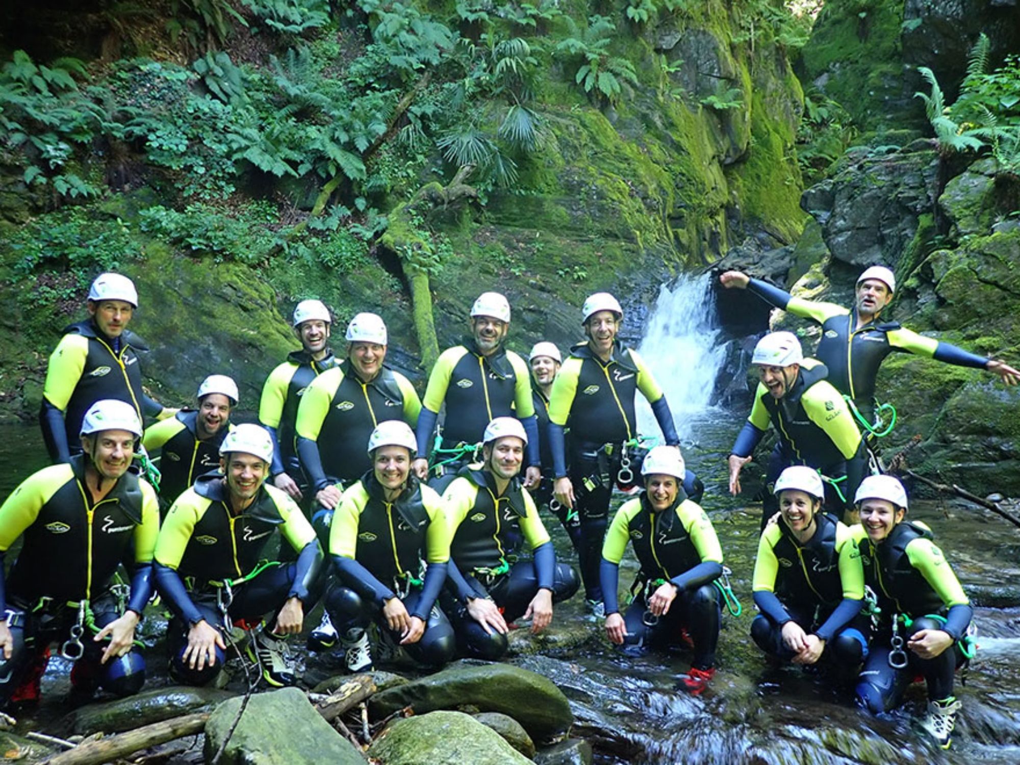 purelements-canyoning-tessin-グループ
