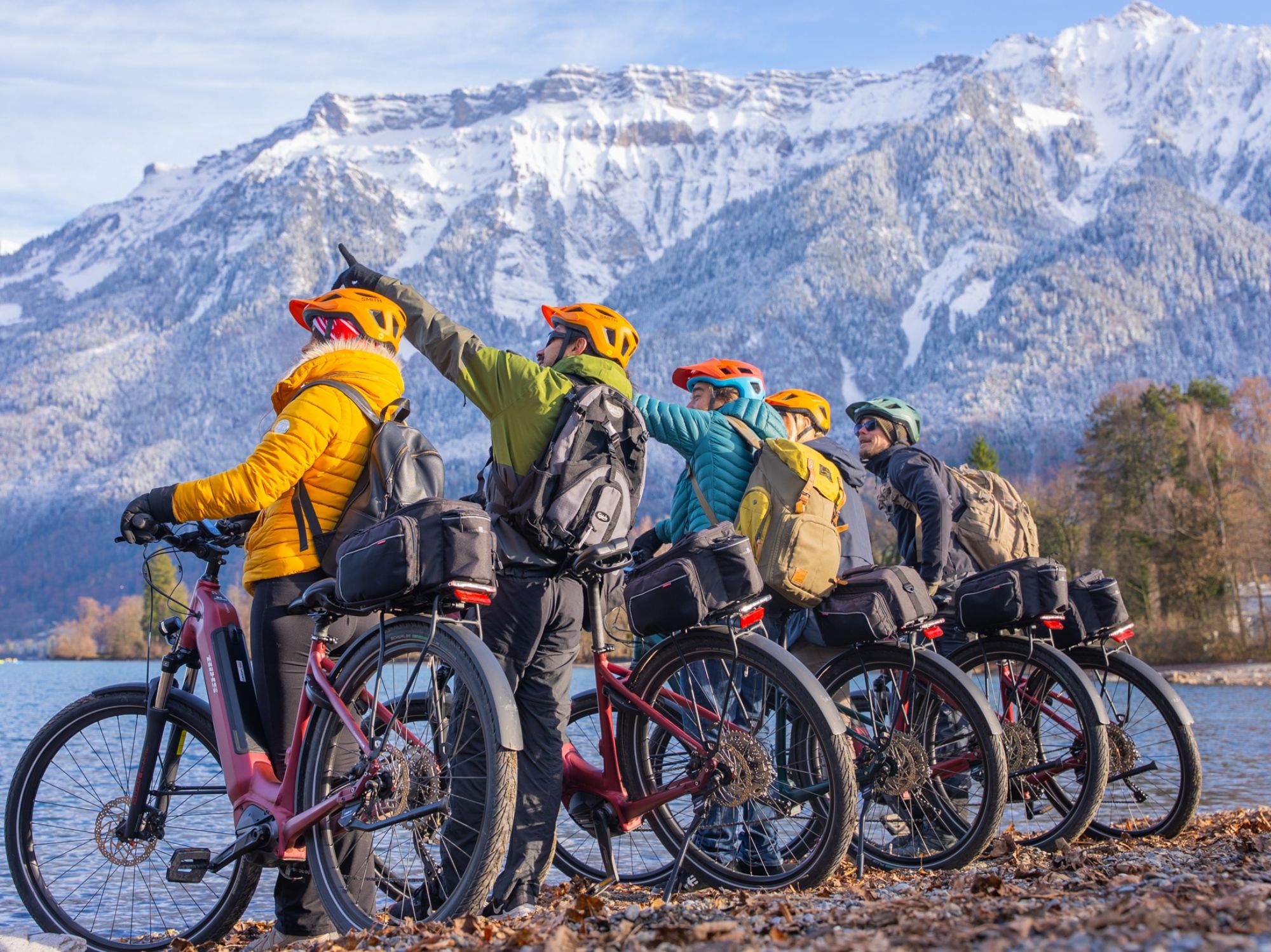 Живописный зимний тур на электровелосипеде по региону Интерлакен