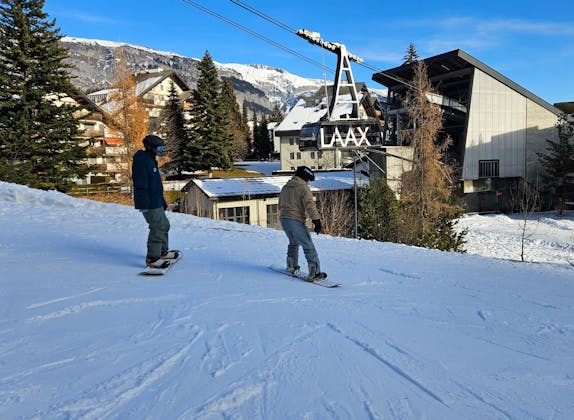 Snowboard Unterricht für Fortgeschrittene privat in Laax