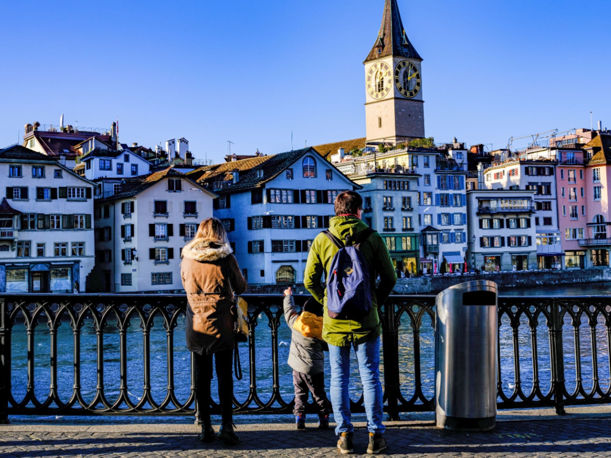 Familie in Zürich