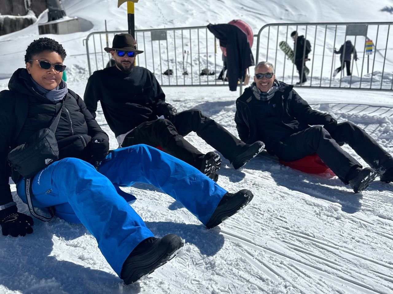 Sonnen auf dem Titlis