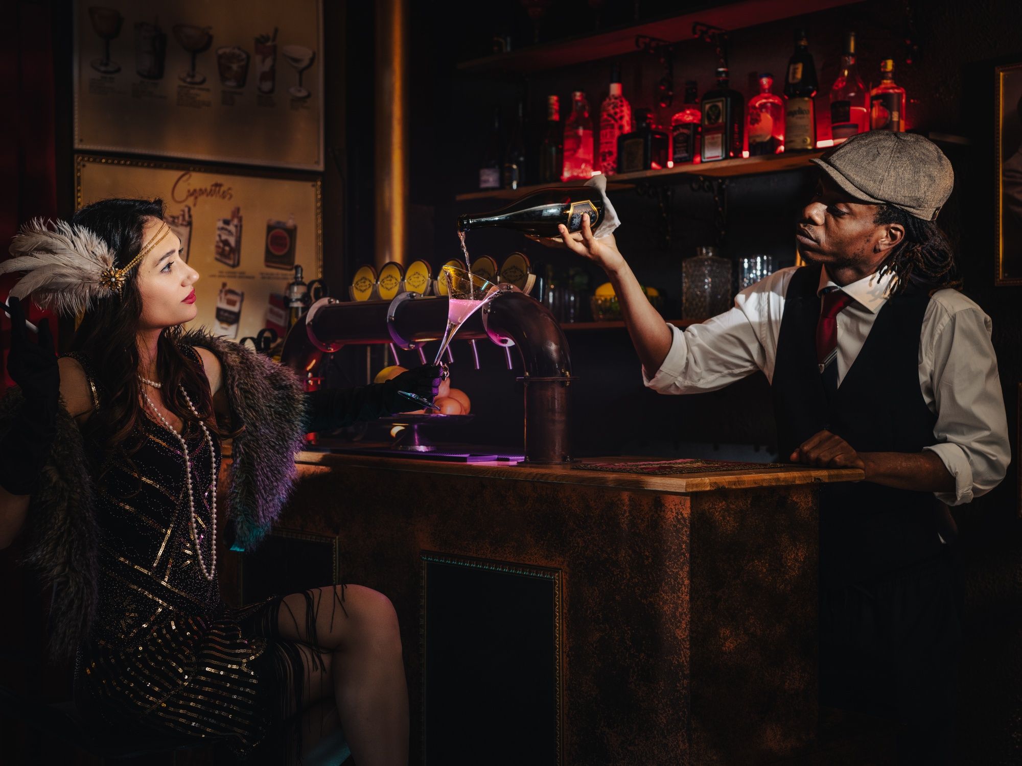 Szene Grand Hotel Noir