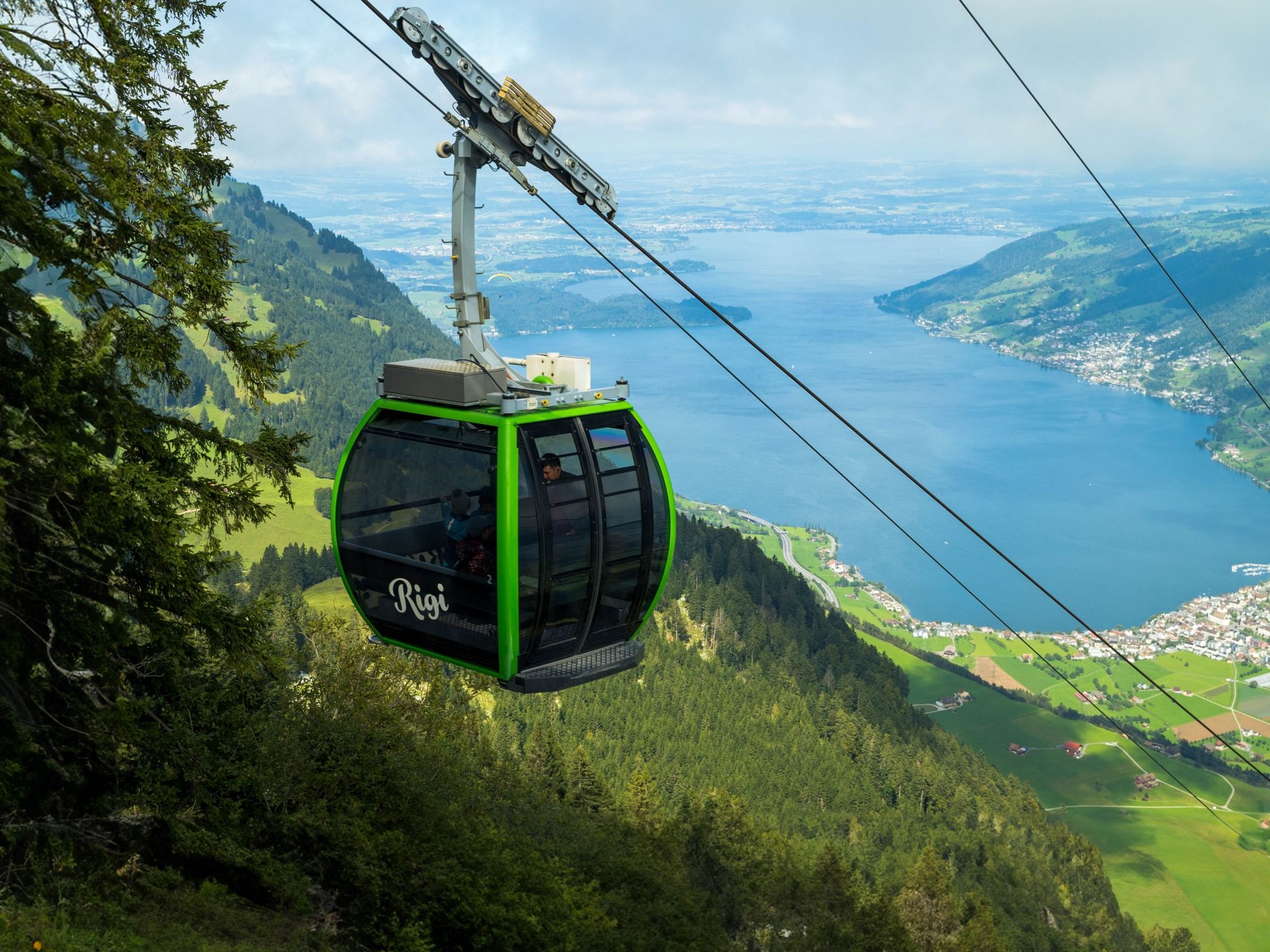 02 Luftseilbahn Kräbel-Rigi Scheidegg © Rejsehistorier
