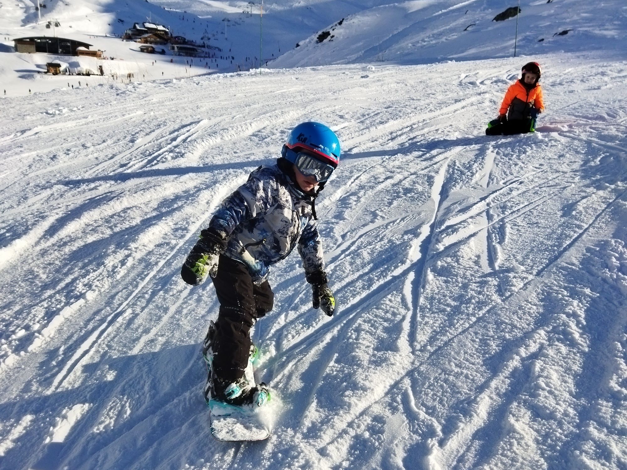グシュタードでのプライベートスノーボードレッスン