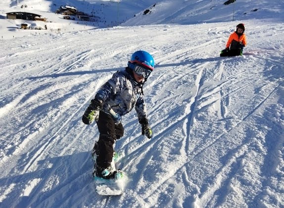 グシュタードでのプライベートスノーボードレッスン