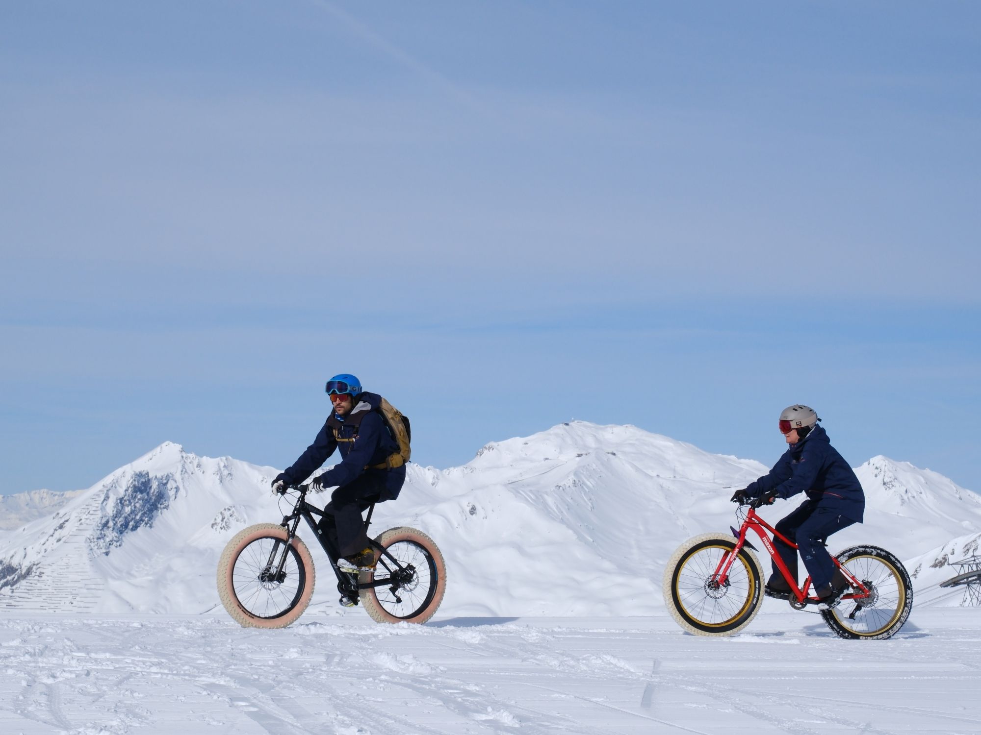 Tour mit Fatbikes